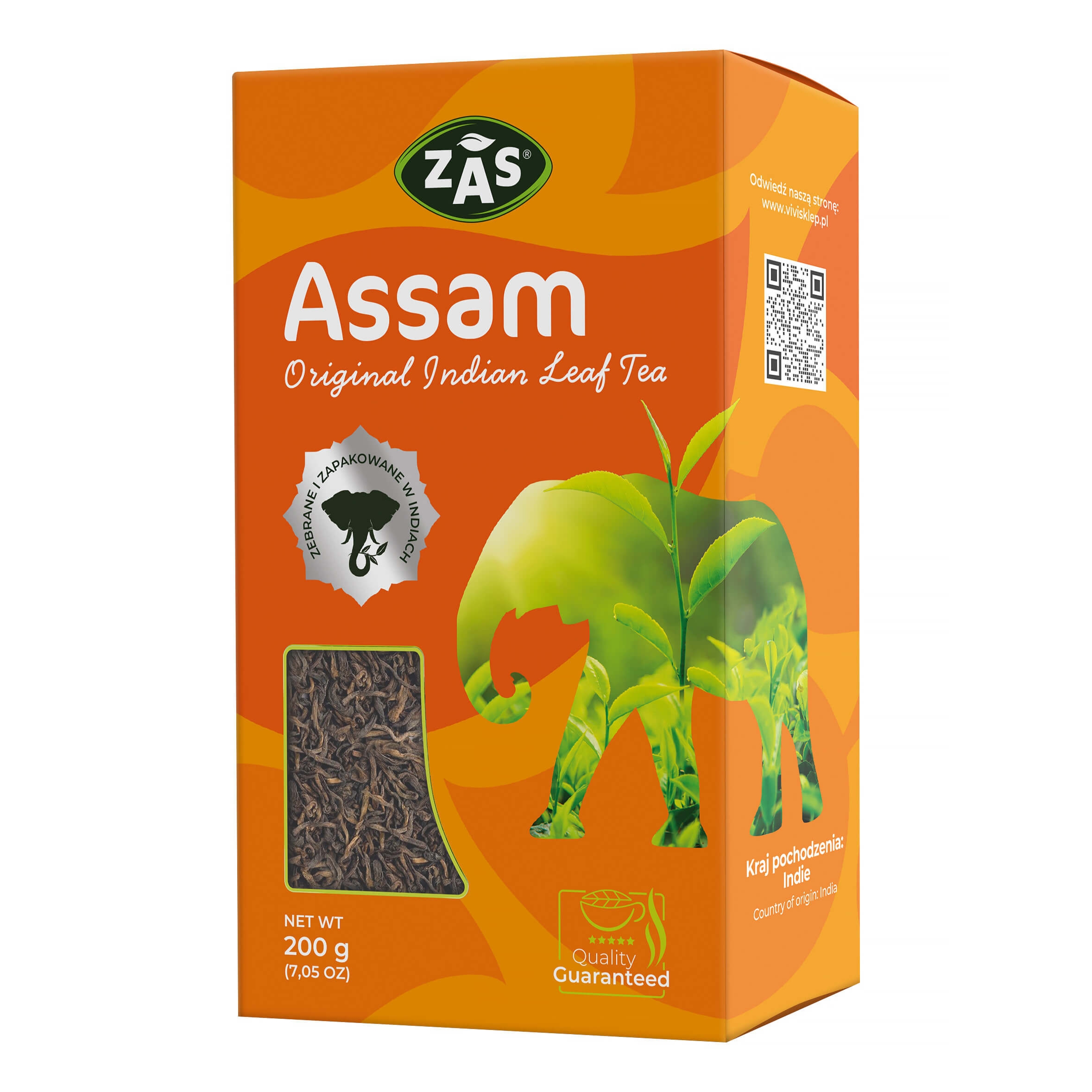 Czarna herbata ZAS Assam Indian leaf tea 200g