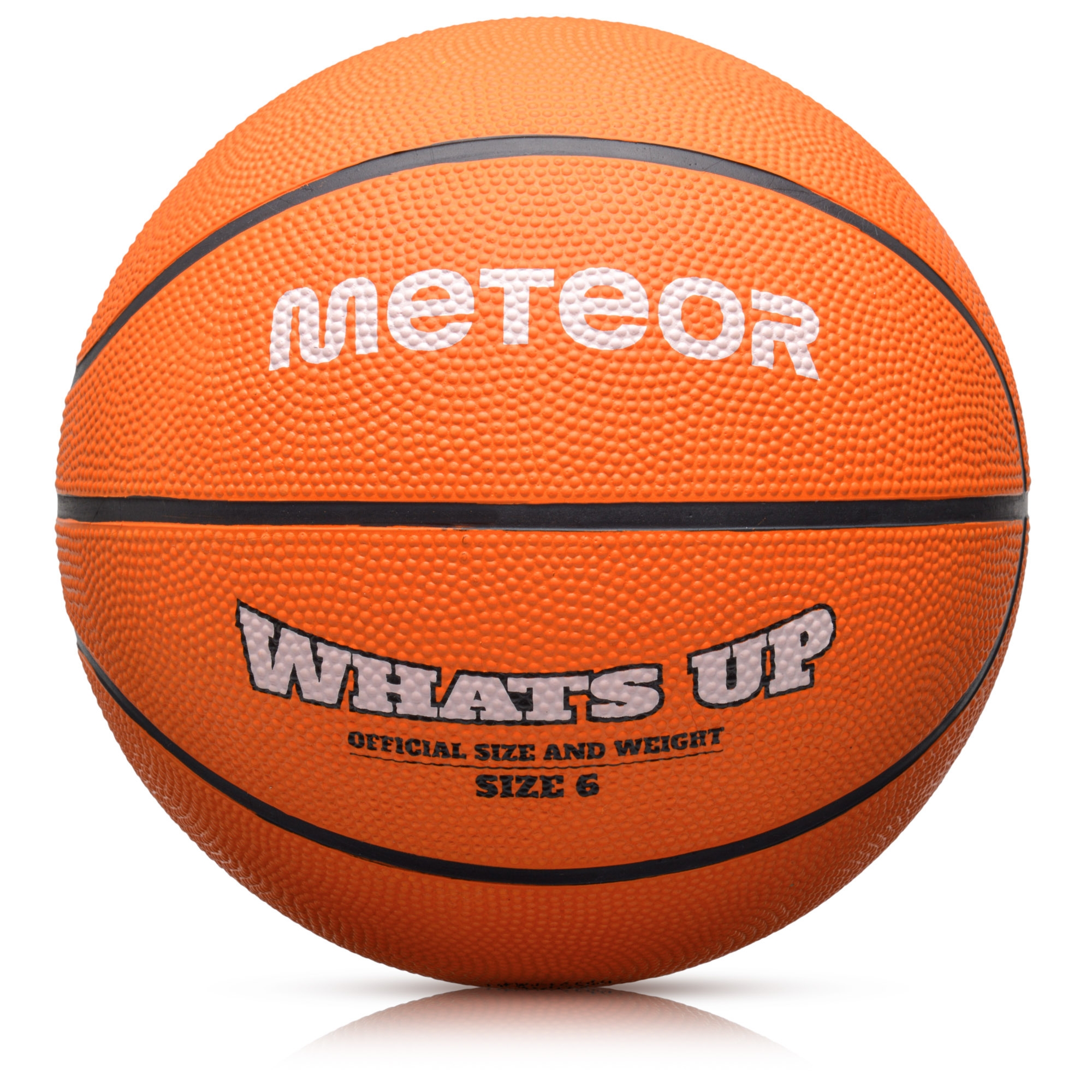 Piłka do koszykówki Meteor What’s up 6 pomarańczowy