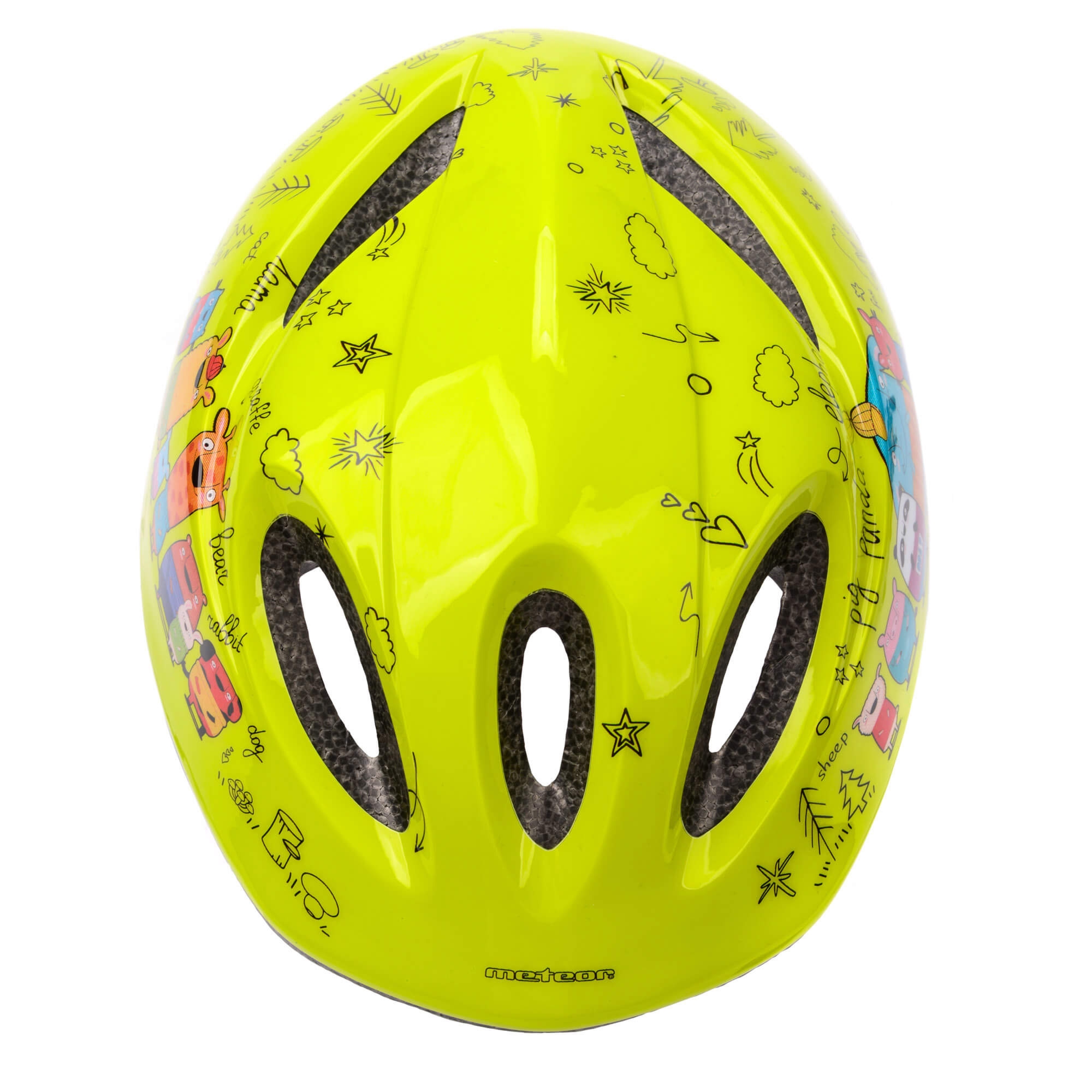 Kask rowerowy dla dzieci Meteor KS05 M 52-56 cm Animal friends