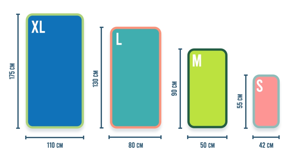 Ręcznik Meteor XL 110 x 175 cm bakłażanowy
