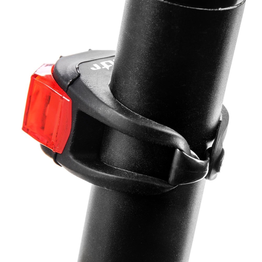 Zestaw lampek rowerowych Meteor Flex czarny