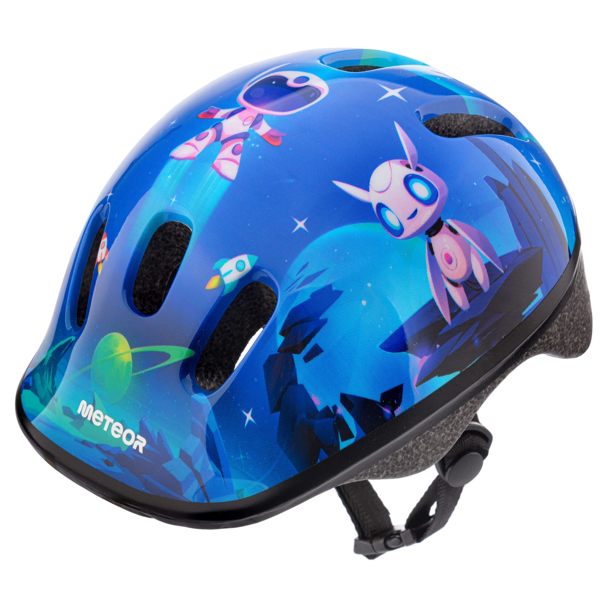 Kask rowerowy dla dzieci Meteor KS06 XS 44-48 cm Alien