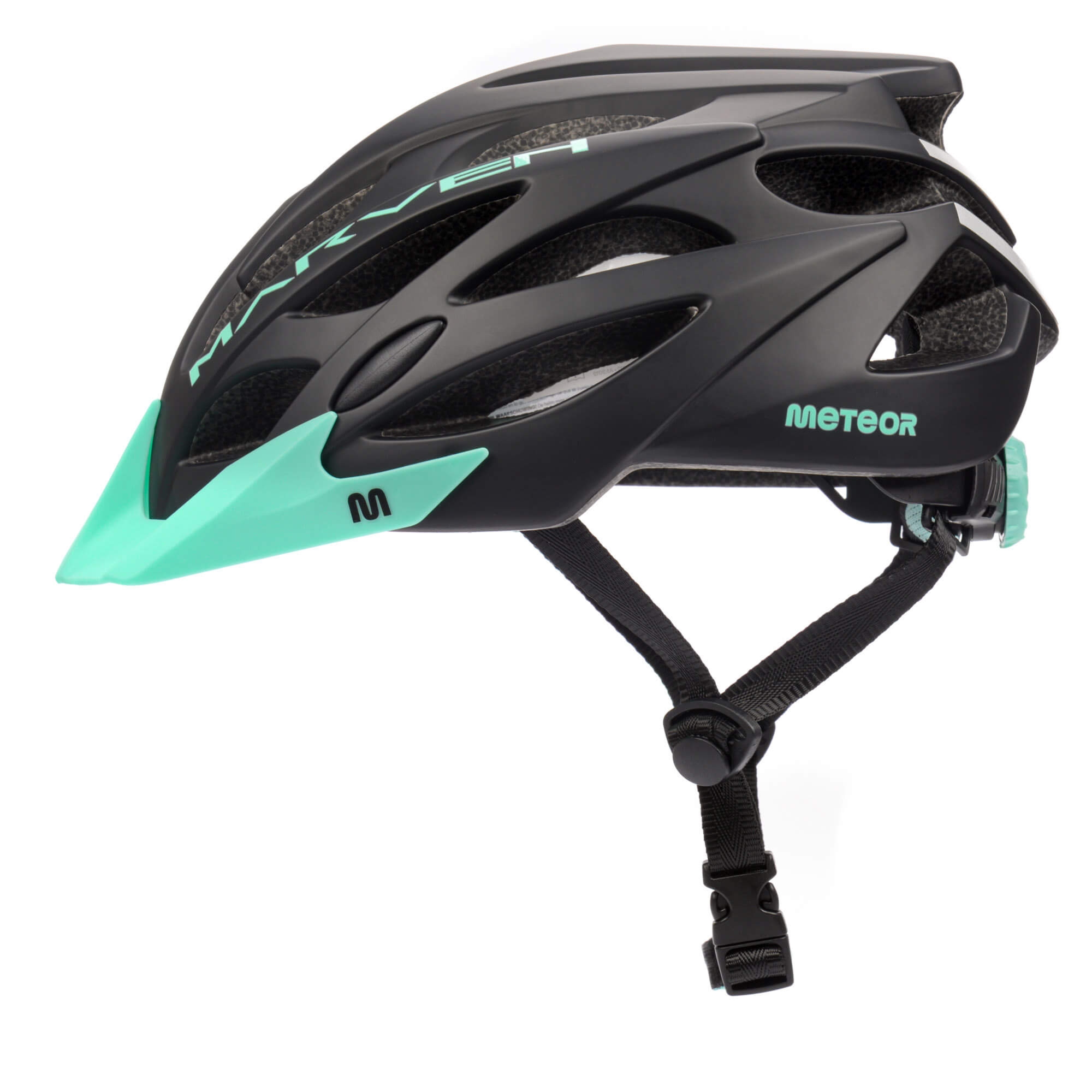 Kask rowerowy Meteor Marven M 55-58 cm czarny/miętowy