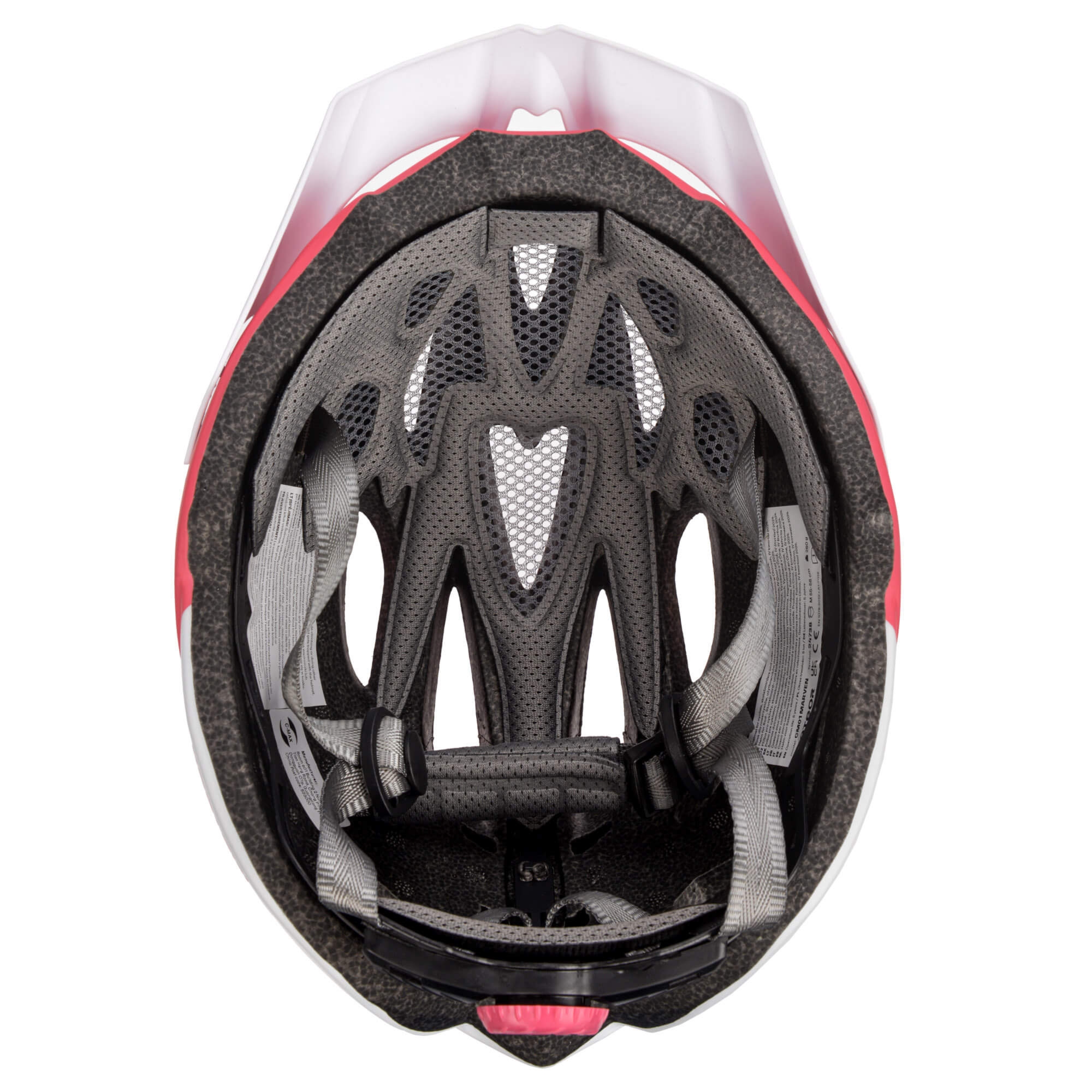 Kask rowerowy Meteor Marven L 58-61 cm koralowy/biały