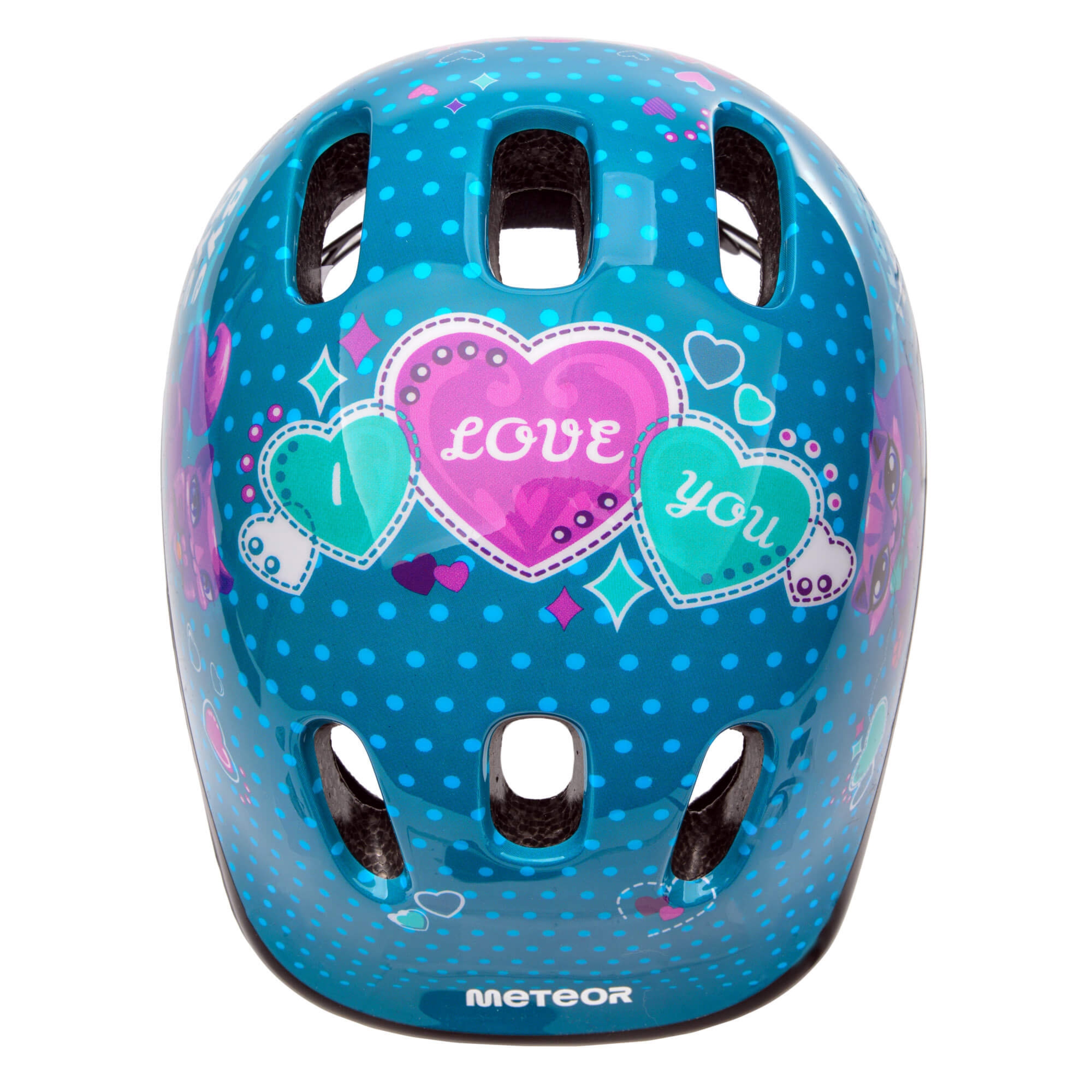 Kask rowerowy dla dzieci Meteor KS06 XS 44-48 cm Kitty