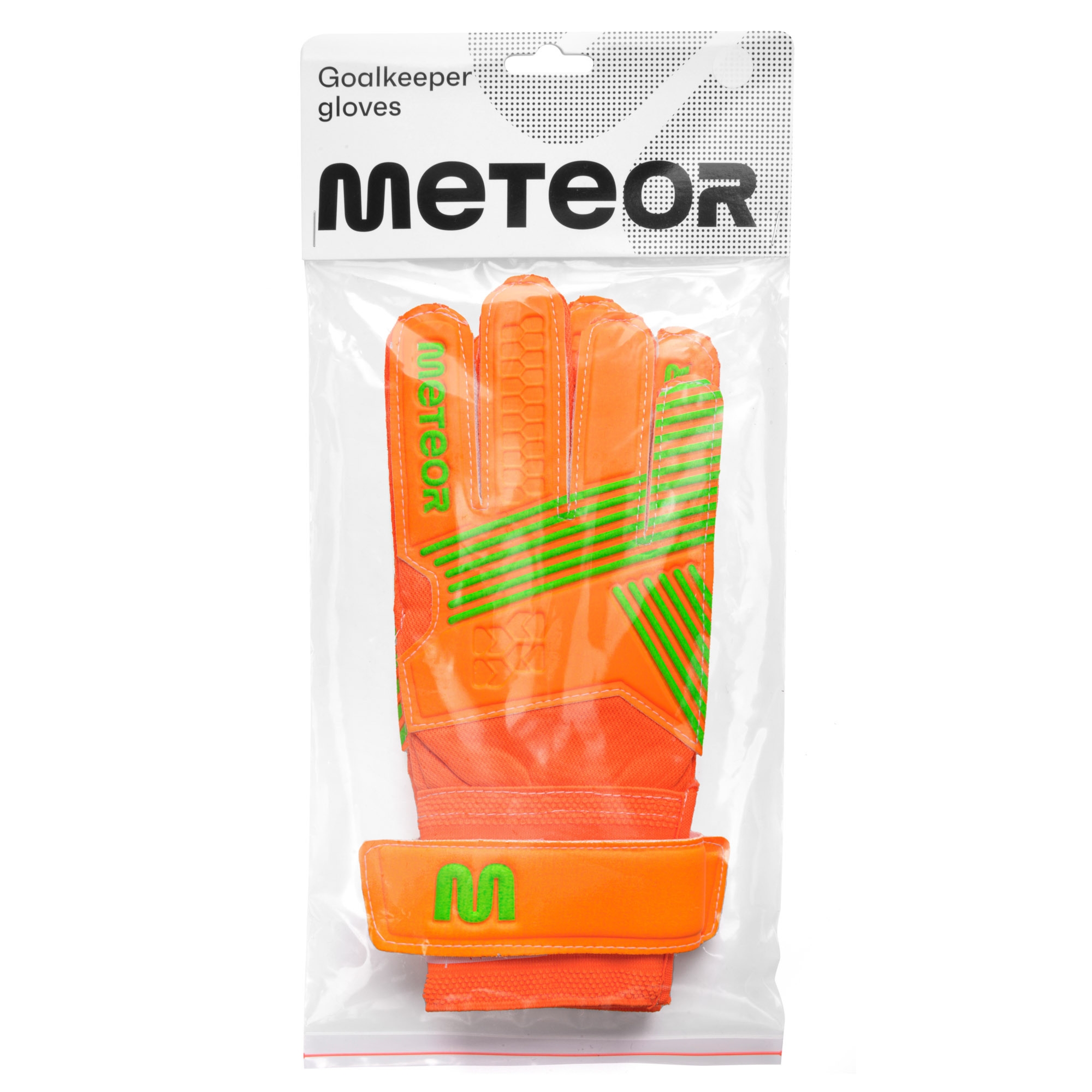 Rękawice bramkarskie Meteor Catch 6 pomarańczowy