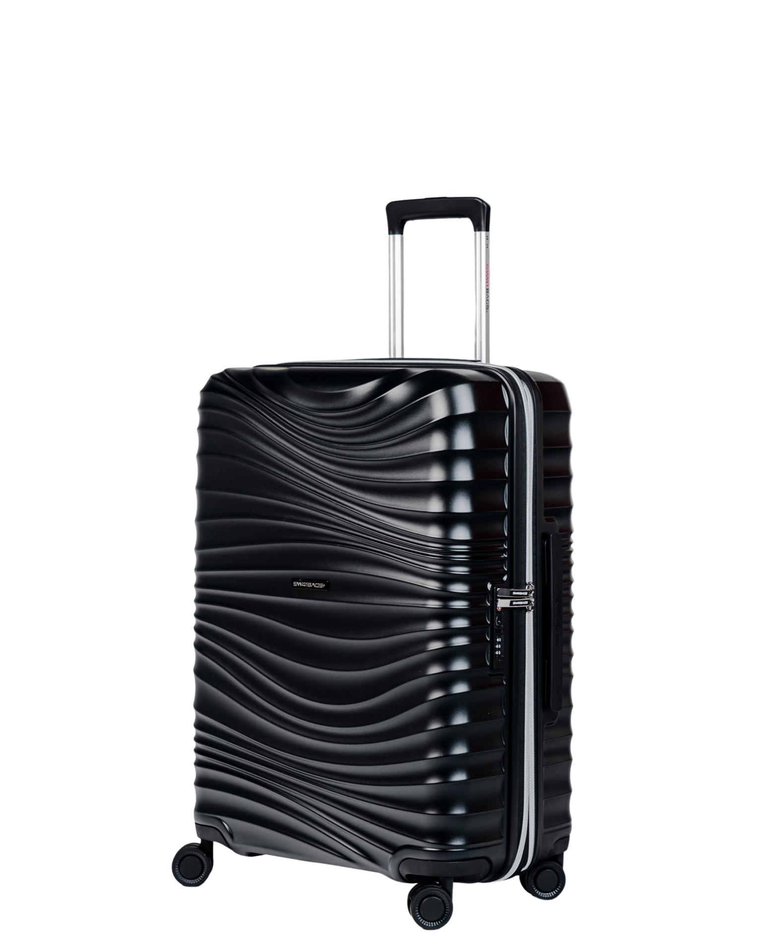 Średnia walizka SwissBags Cruise 65 cm czarny