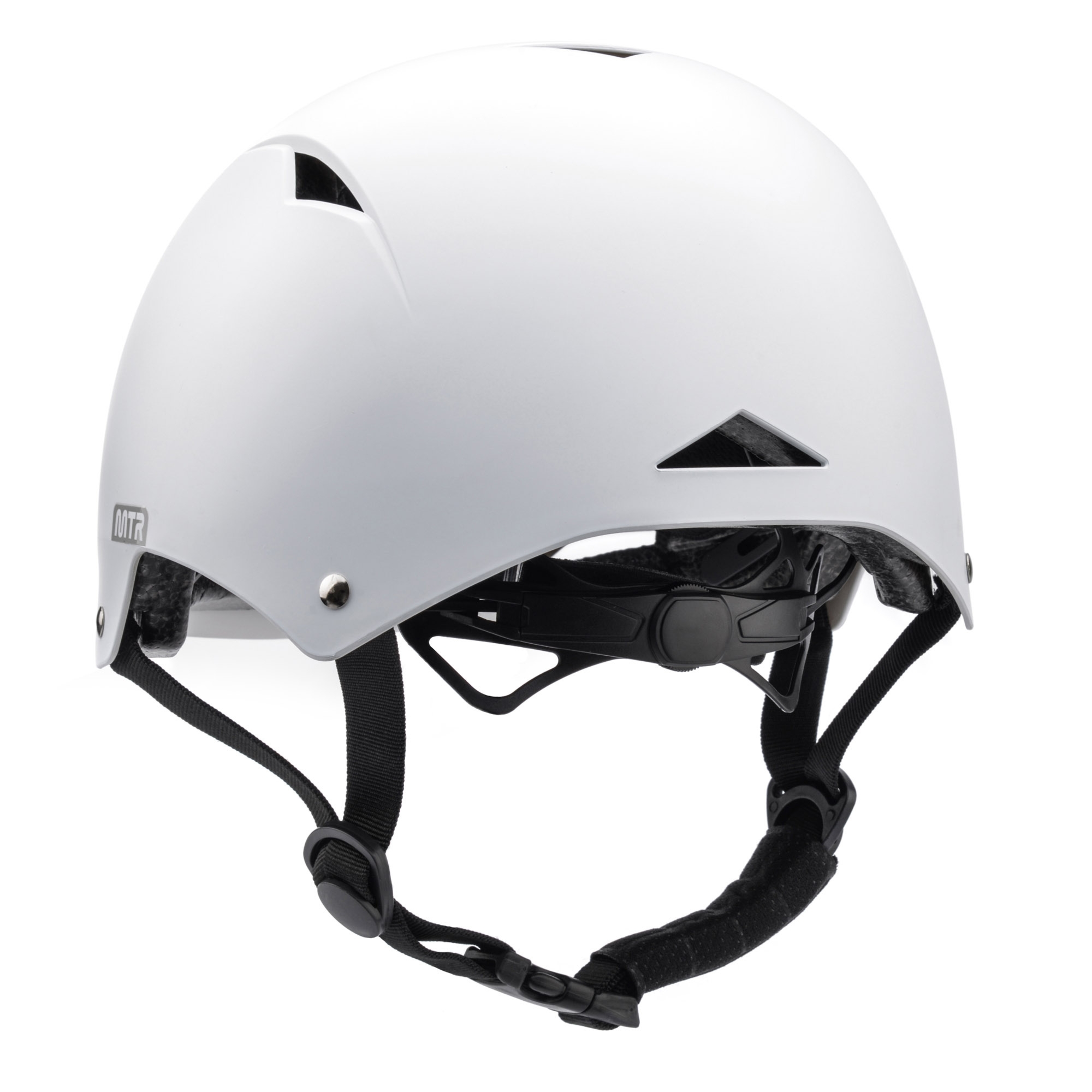 Kask rowerowy dla dzieci Meteor KS02 M 52-56 cm biały