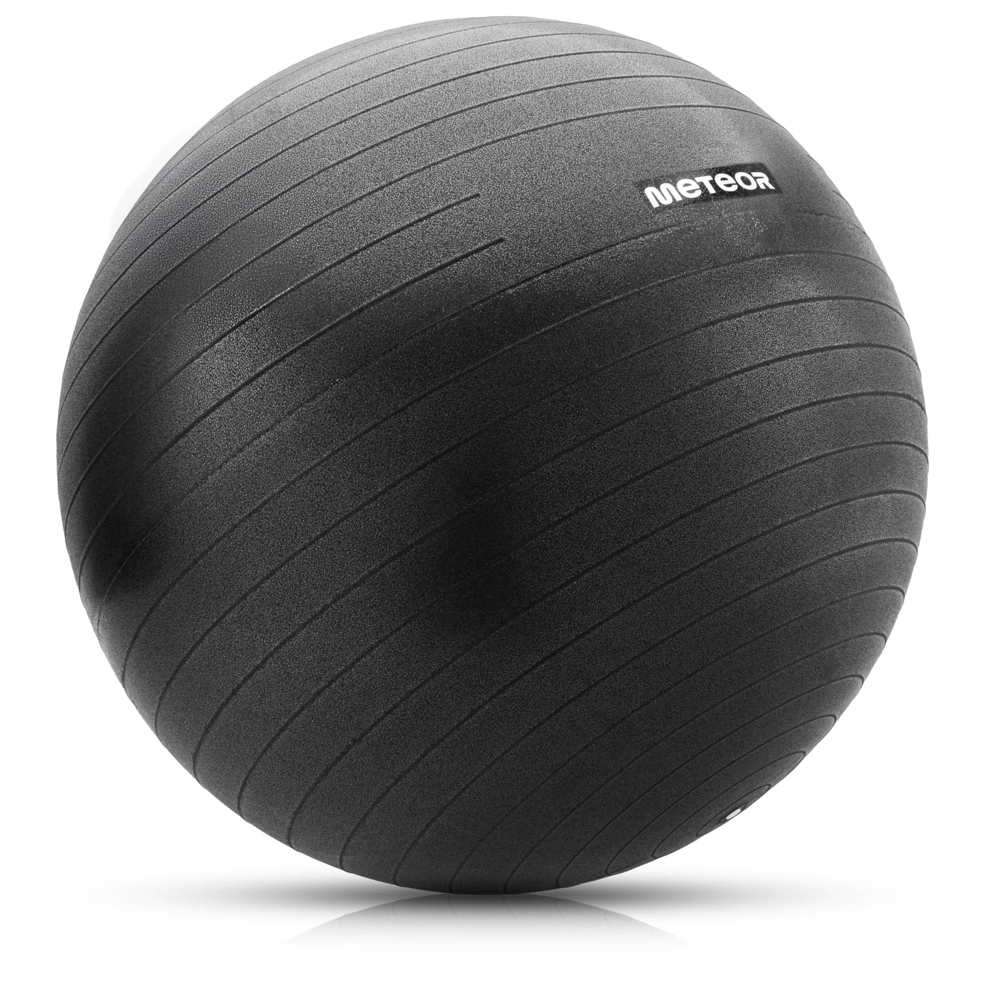 Piłka fitness Meteor 55 cm czarna