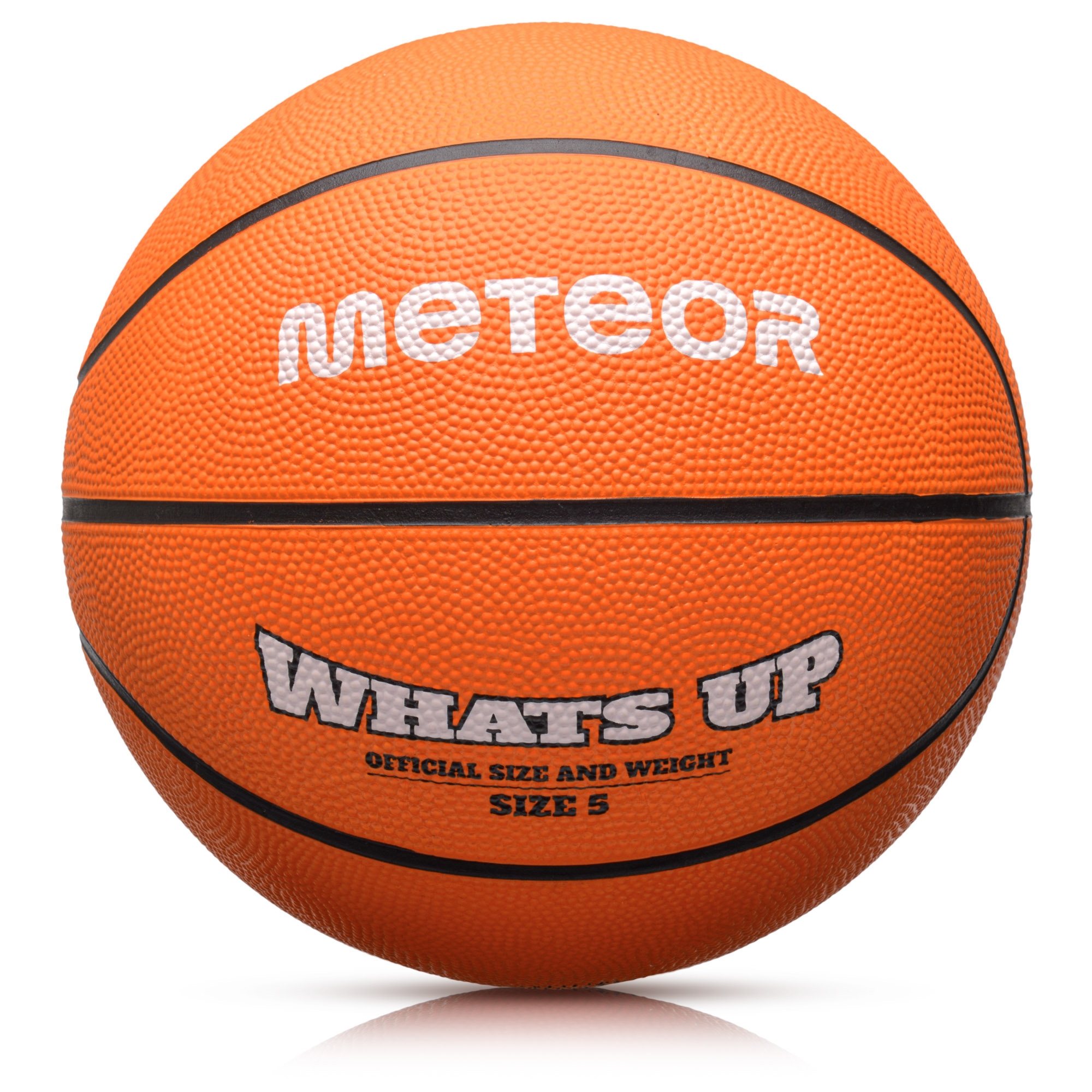 Piłka do koszykówki Meteor What’s up 5 pomarańczowy