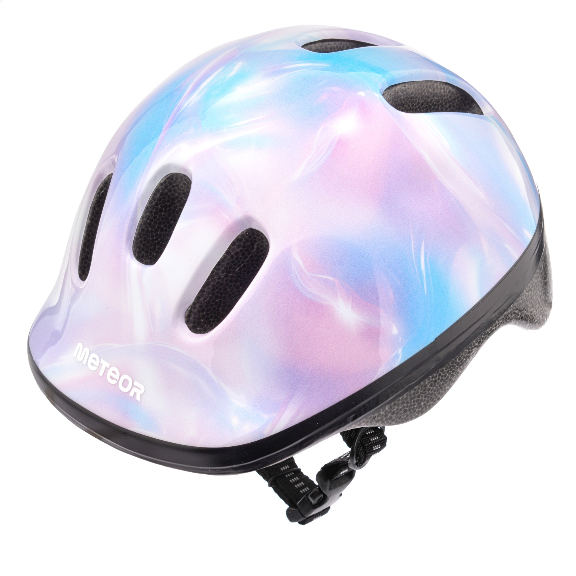 Kask rowerowy dla dzieci Meteor MV6-2 S 48-52 cm Holo