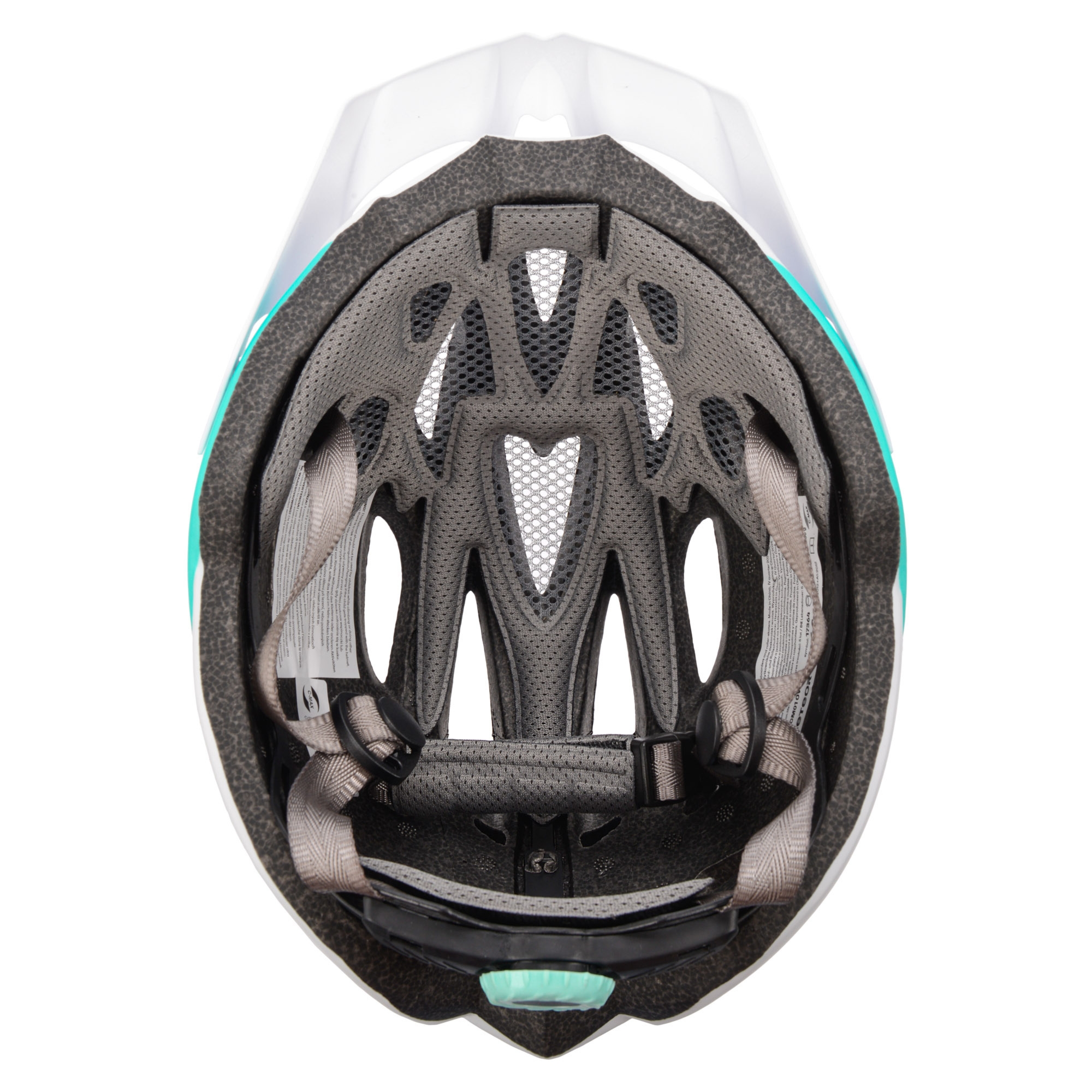 Kask rowerowy Meteor Ovlo L 58-61 cm biały/miętowy