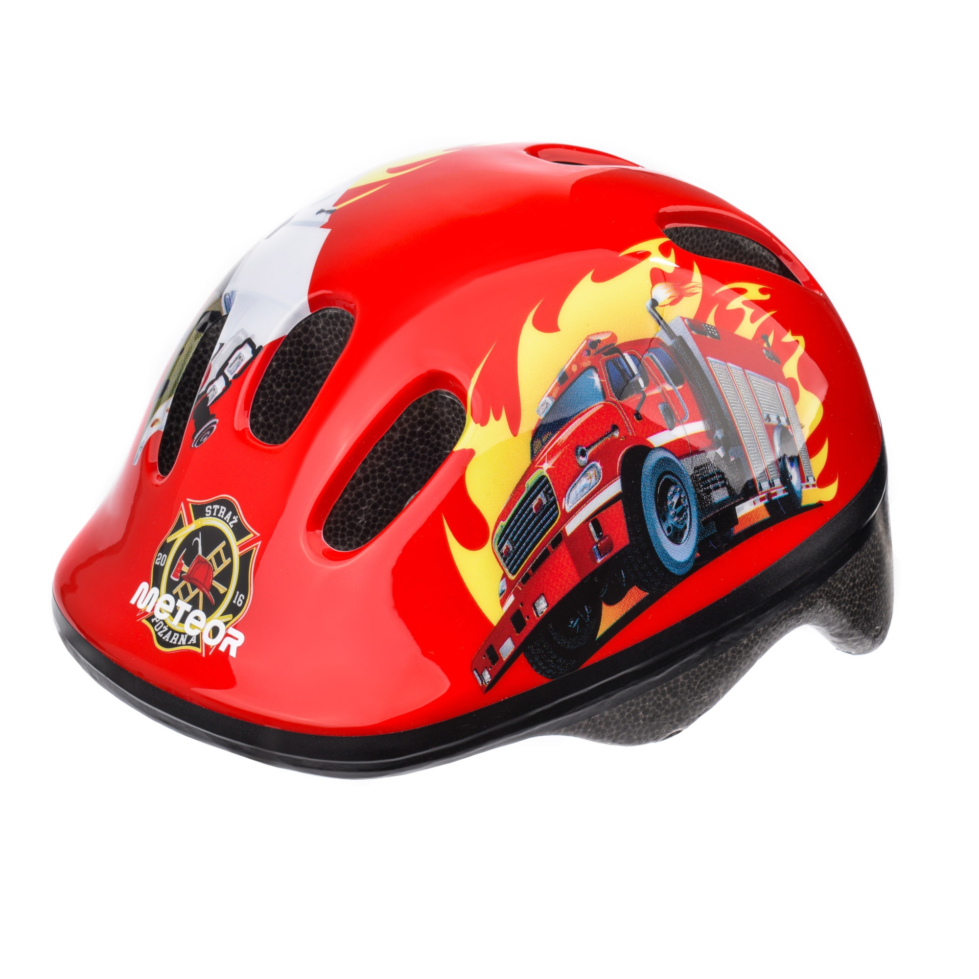 Kask rowerowy dla dzieci Meteor MV6-2 XS 44-48 cm Fire Engine