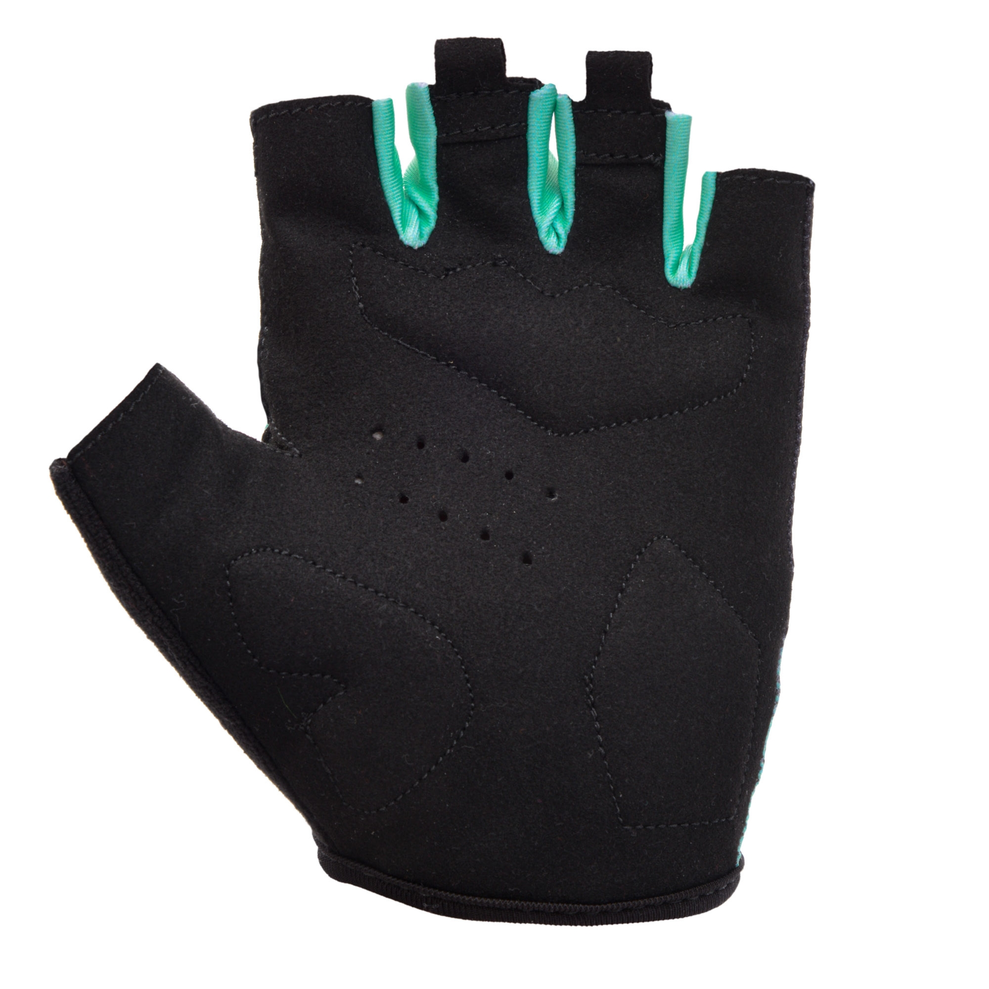 Rękawiczki rowerowe Meteor MX22 M czarny/miętowy