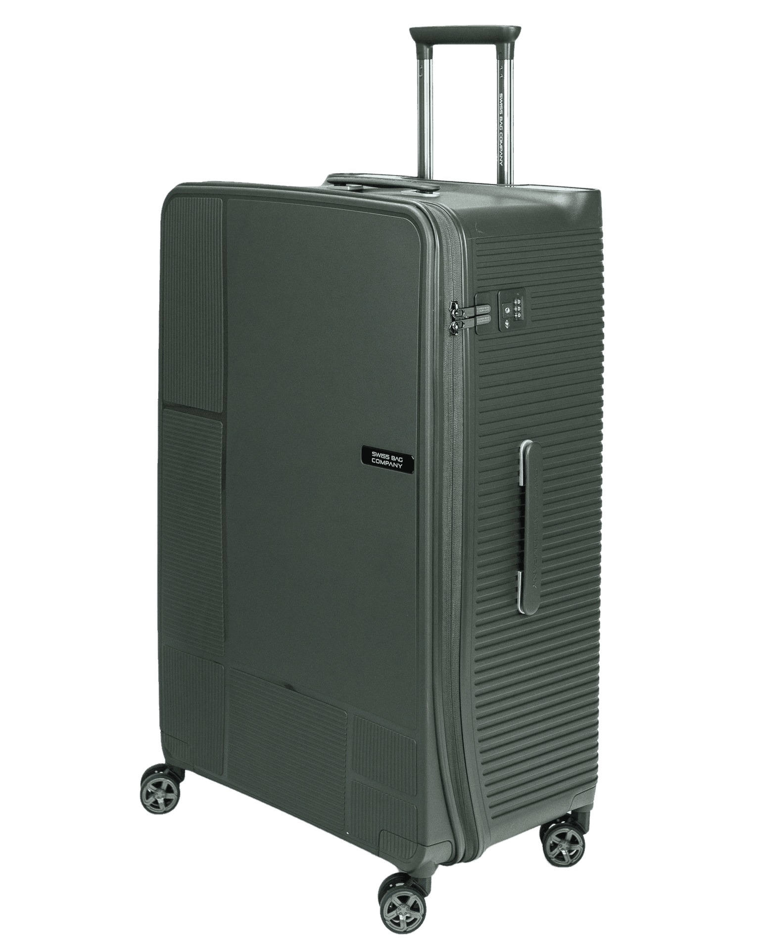Duża walizka SwissBags Magna 78 cm zielony
