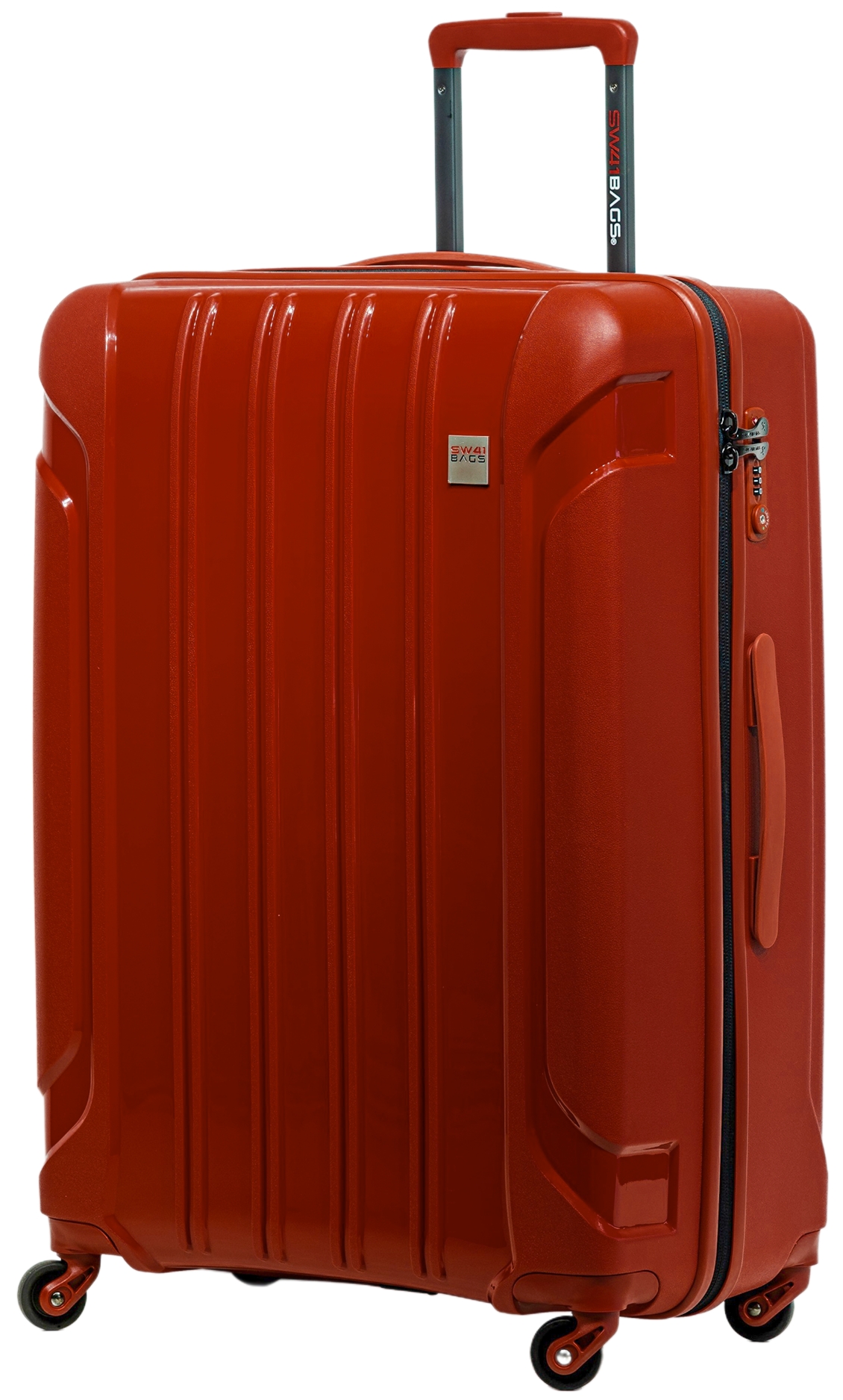 Duża walizka SwissBags Tourist 75 cm czerwony