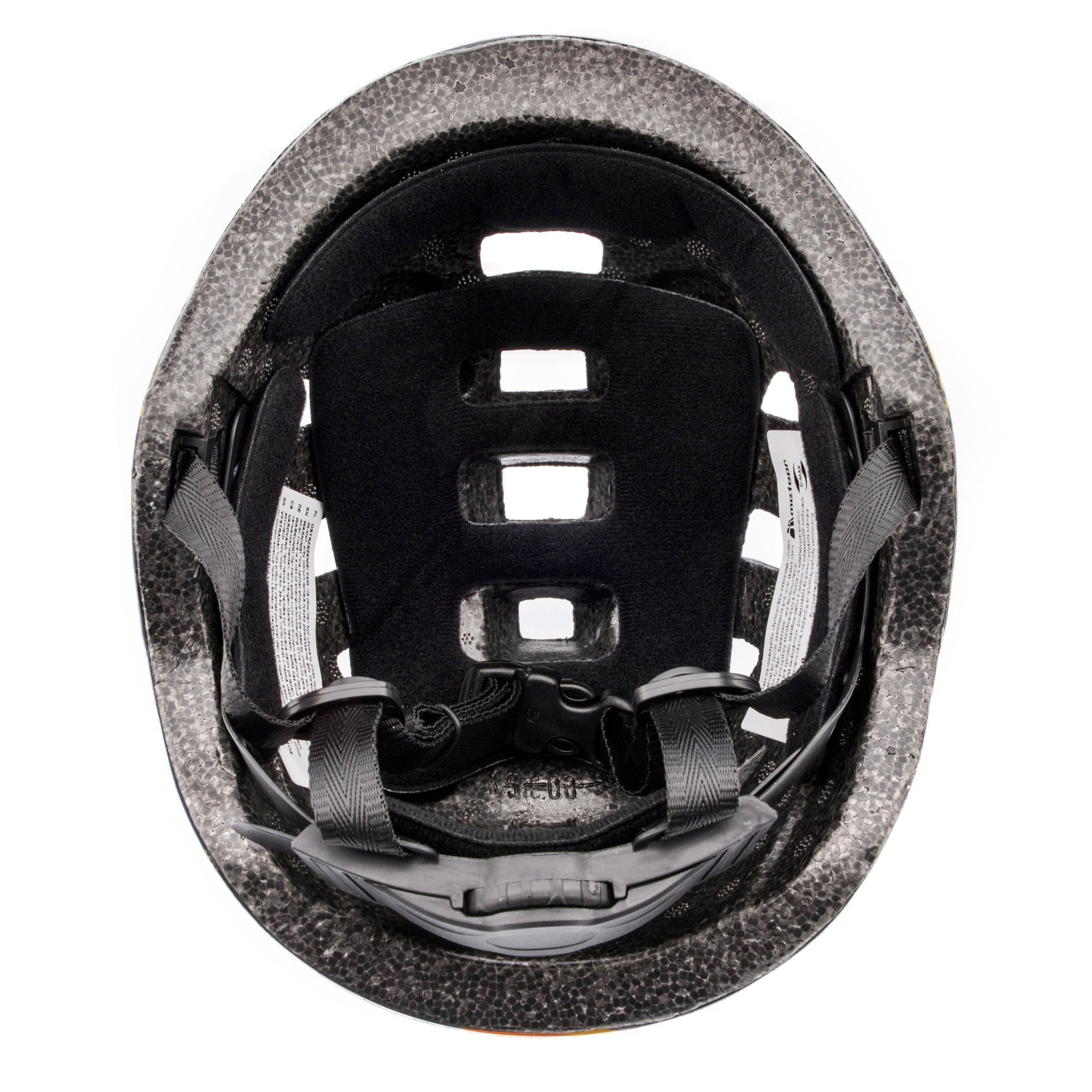 Kask rowerowy dla dzieci Meteor KS08 M 52-56 cm różowy/biały