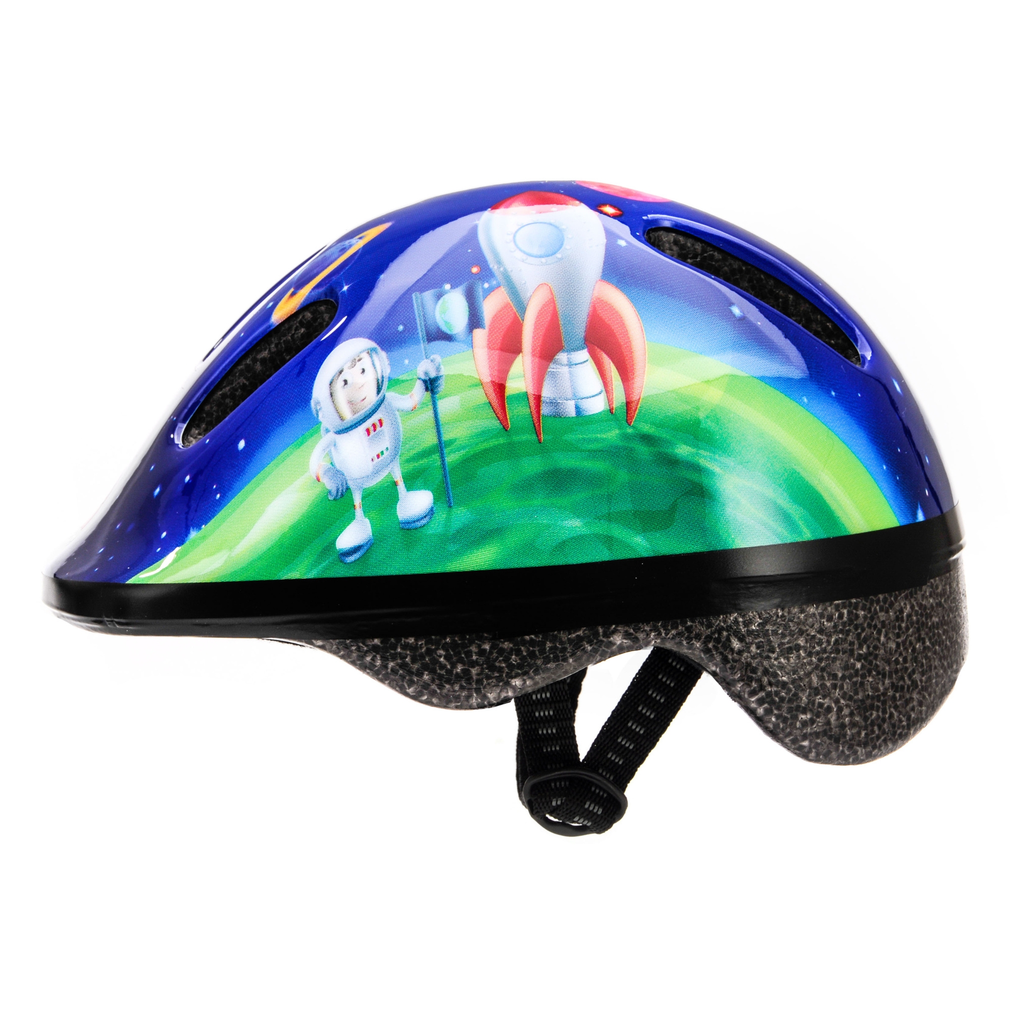 Kask rowerowy dla dzieci Meteor MV6-2 XS 44-48 cm Cosmic Rocket