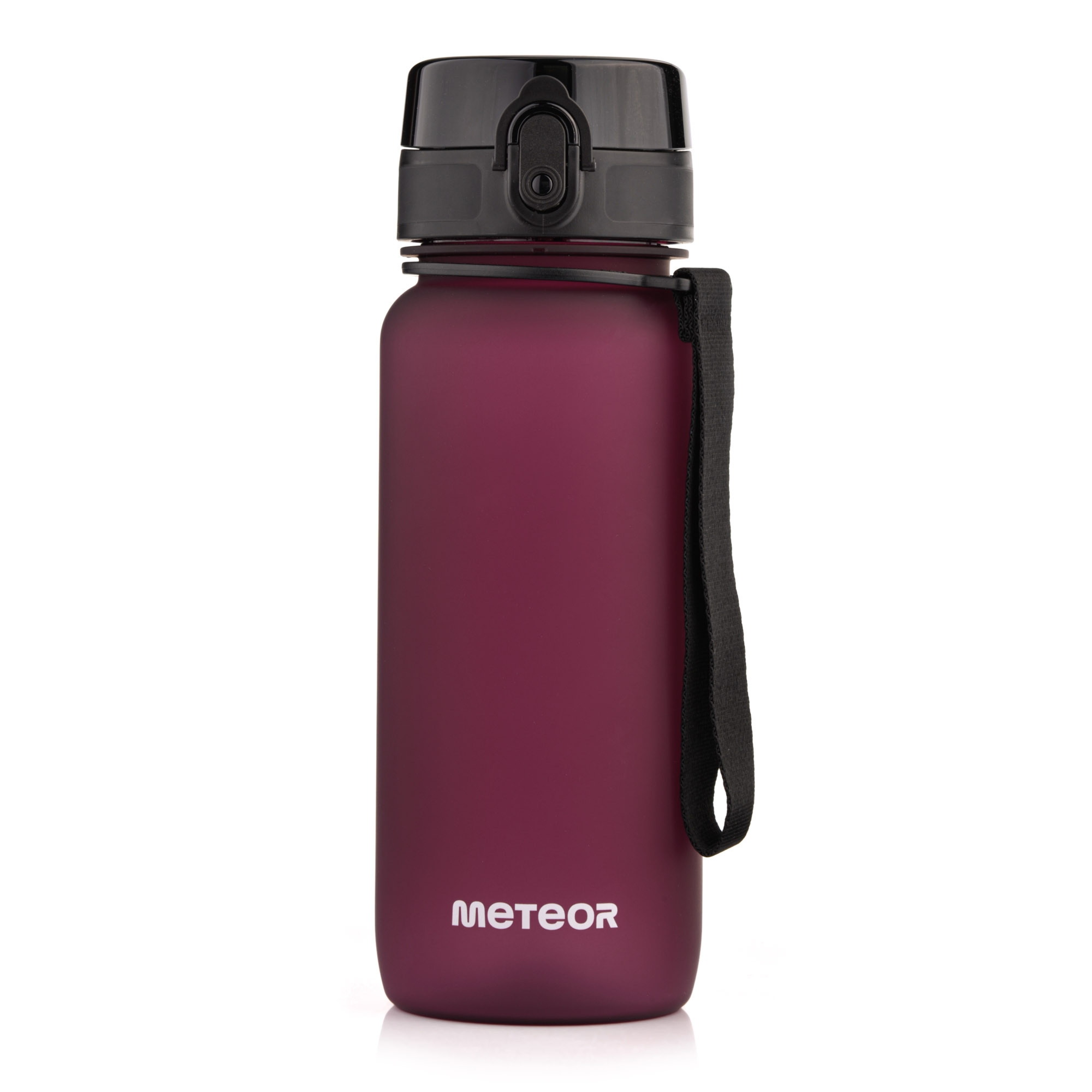 Bidon sportowy Meteor 650 ml bordowy