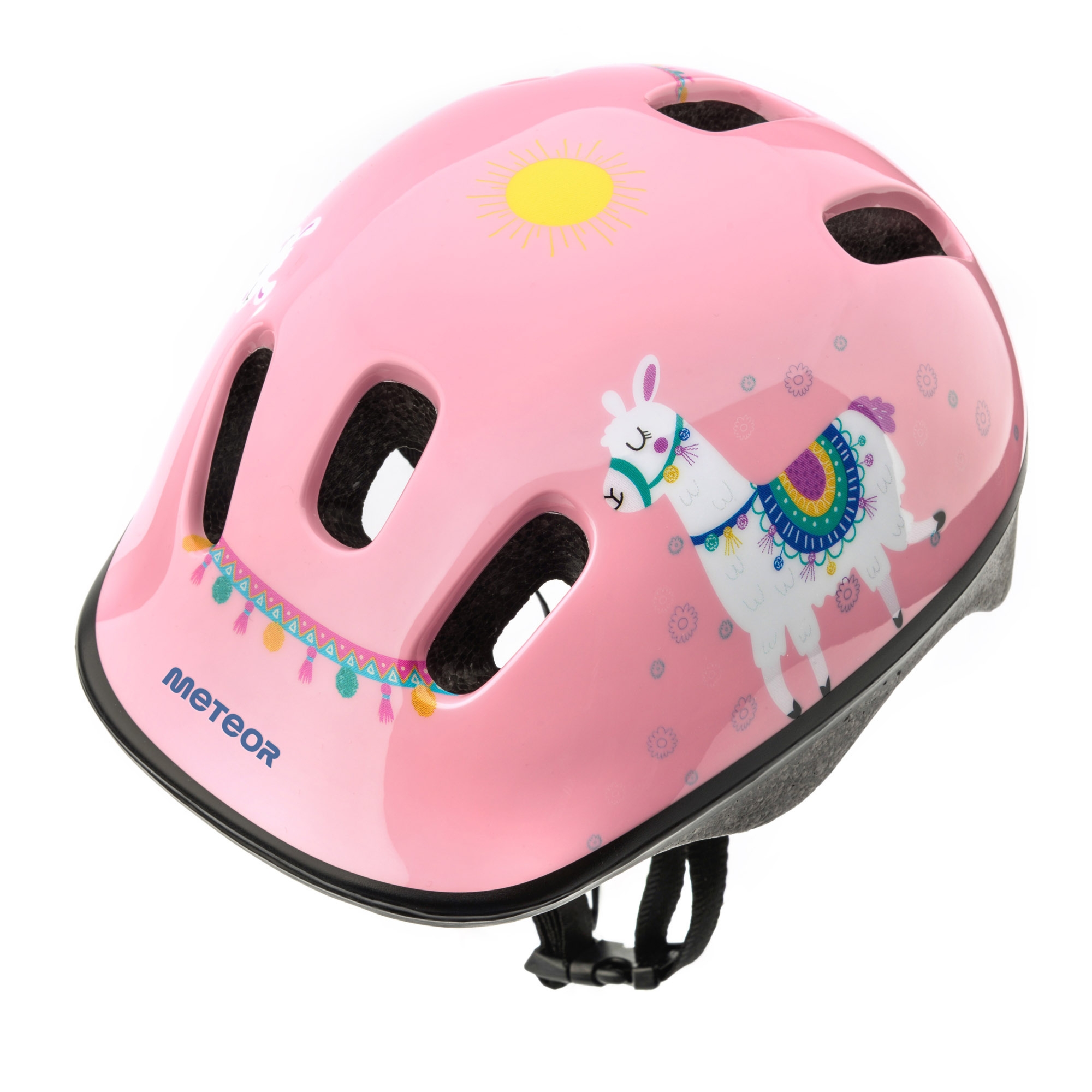 Kask rowerowy dla dzieci Meteor KS06 S 48-52 cm Lhama