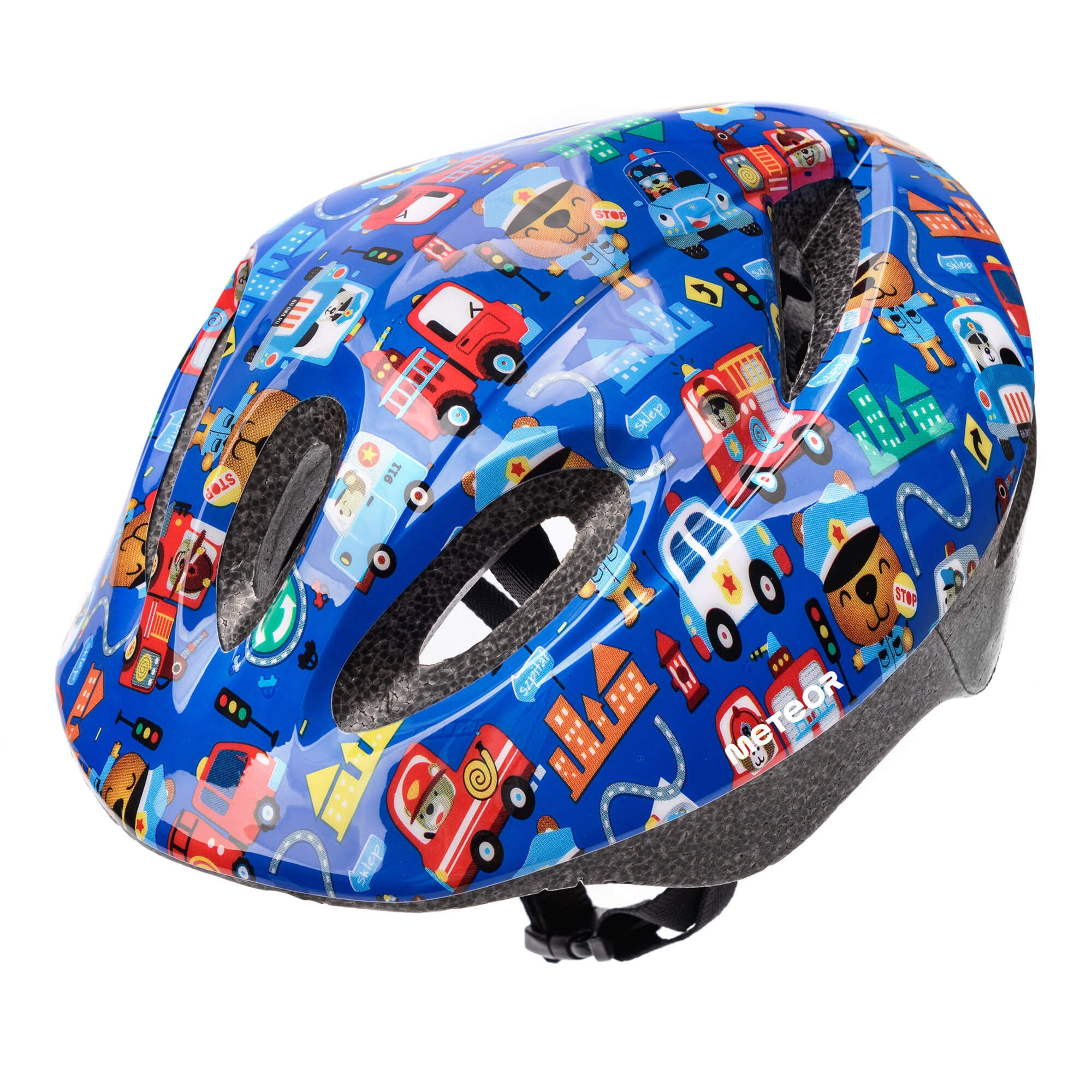 Kask rowerowy dla dzieci Meteor KS05 M 52-56 cm Safe city