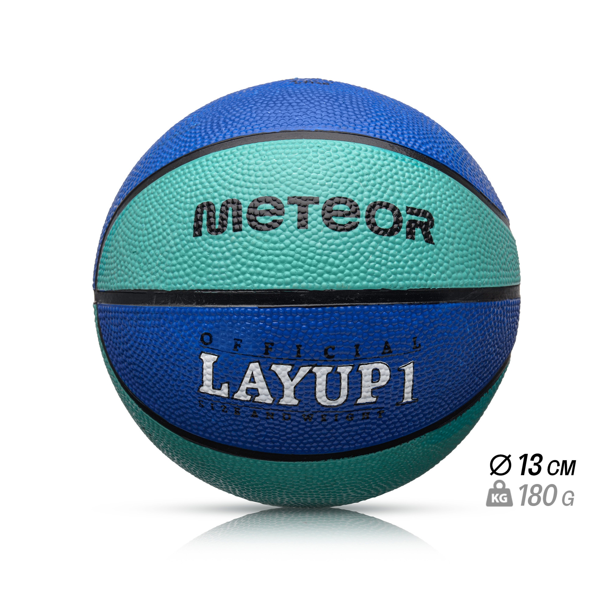 Piłka koszykowa Meteor Layup 1 niebieski