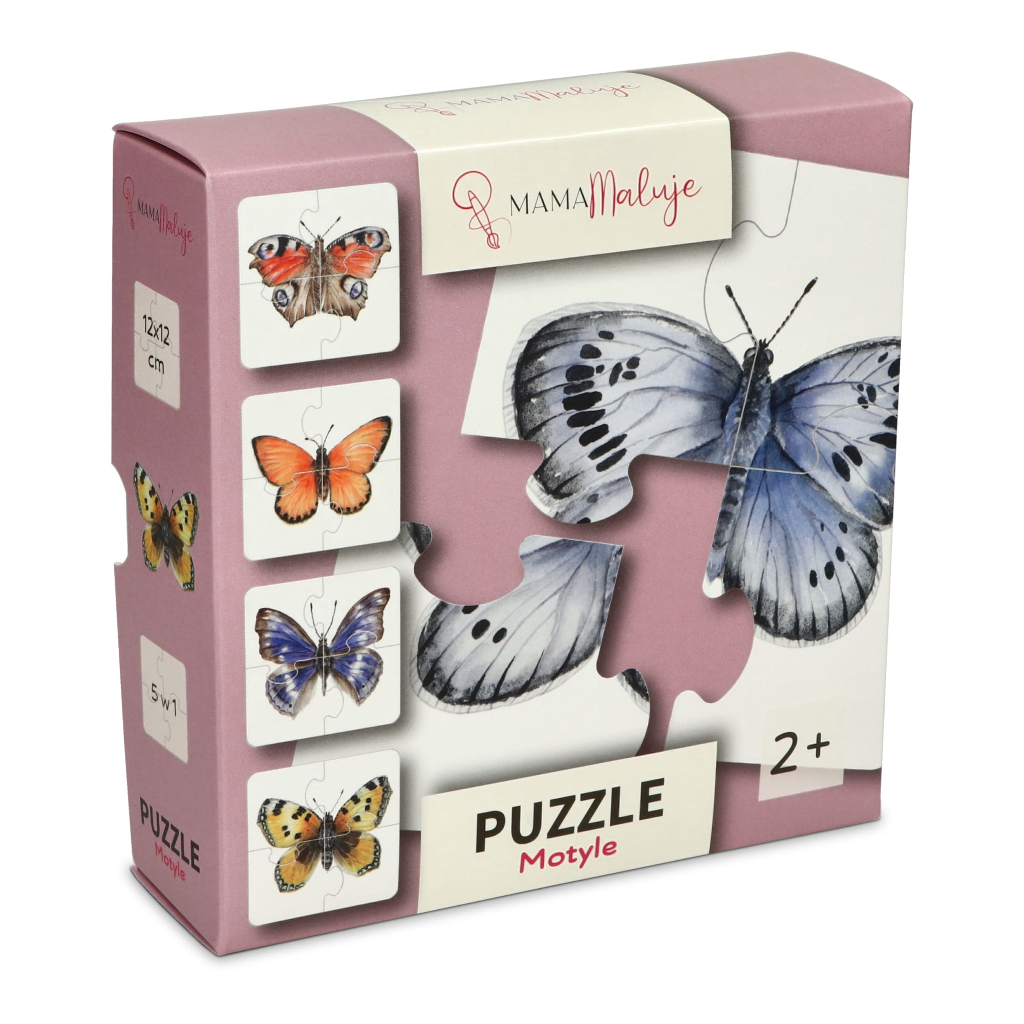 Puzzle dla małych dzieci 4-elementowe Motyle
