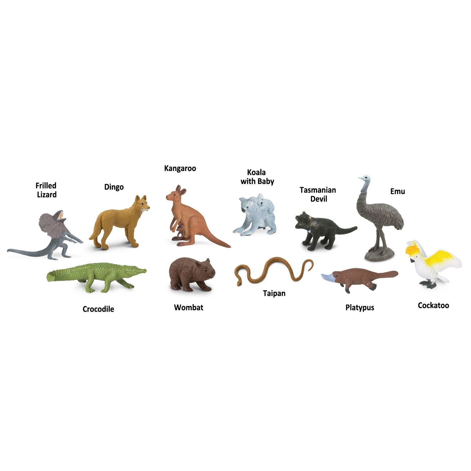 Zwierzęta Australii zestaw figurek w tubie Safari Ltd.