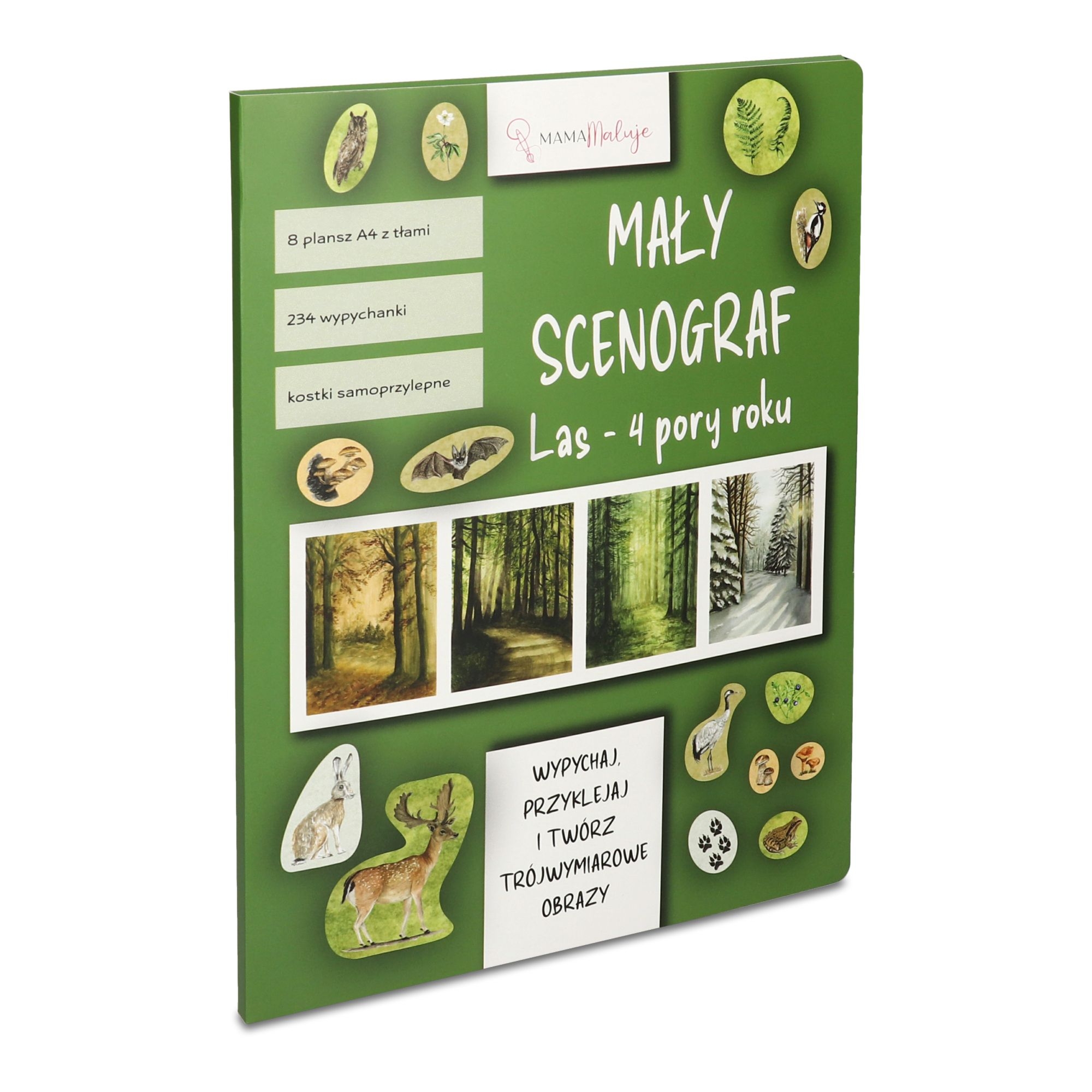 Teczka „Mały Scenograf” Las – 4 pory roku