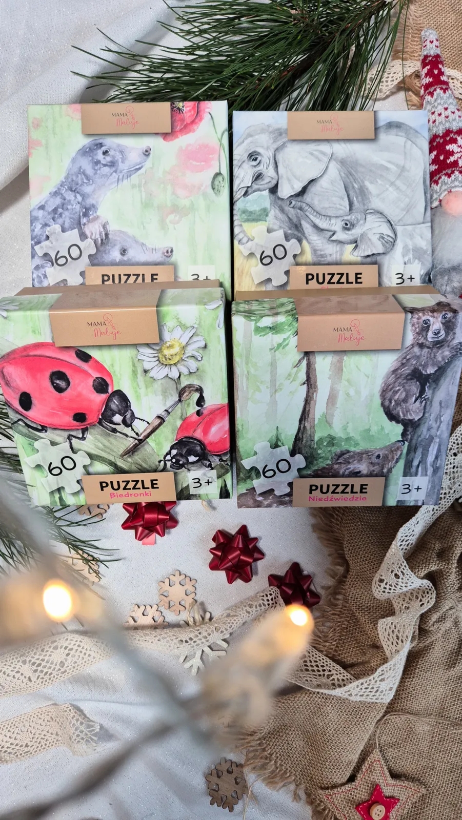 Zestaw Puzzle "Jak dobrze, że jesteś"