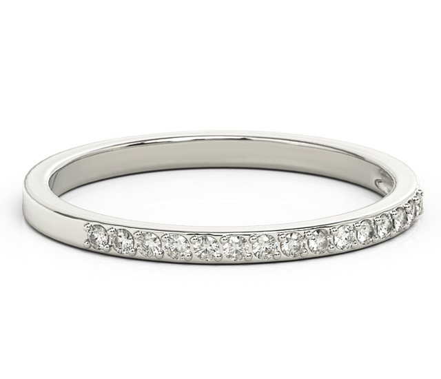 Pierścionek z białego złota z cyrkoniami BP-7915B-K15-1,3/0,01-C