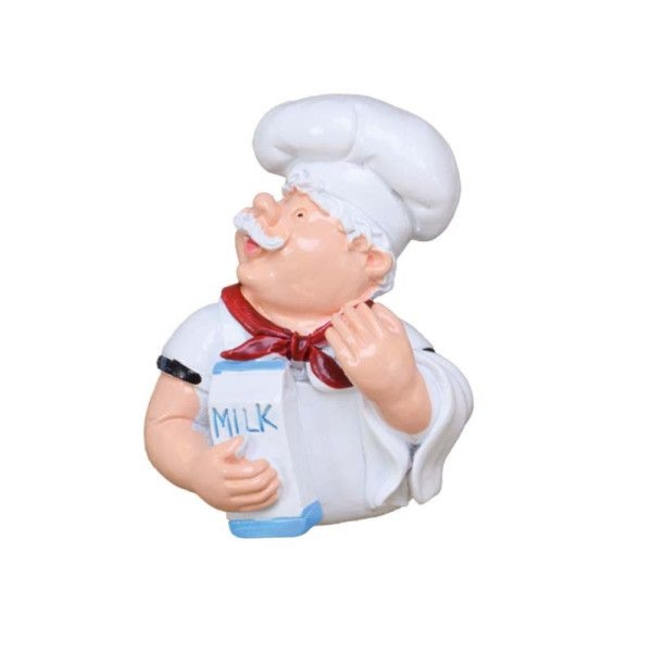 Ceramiczny uchwyt Kucharz z mlekiem