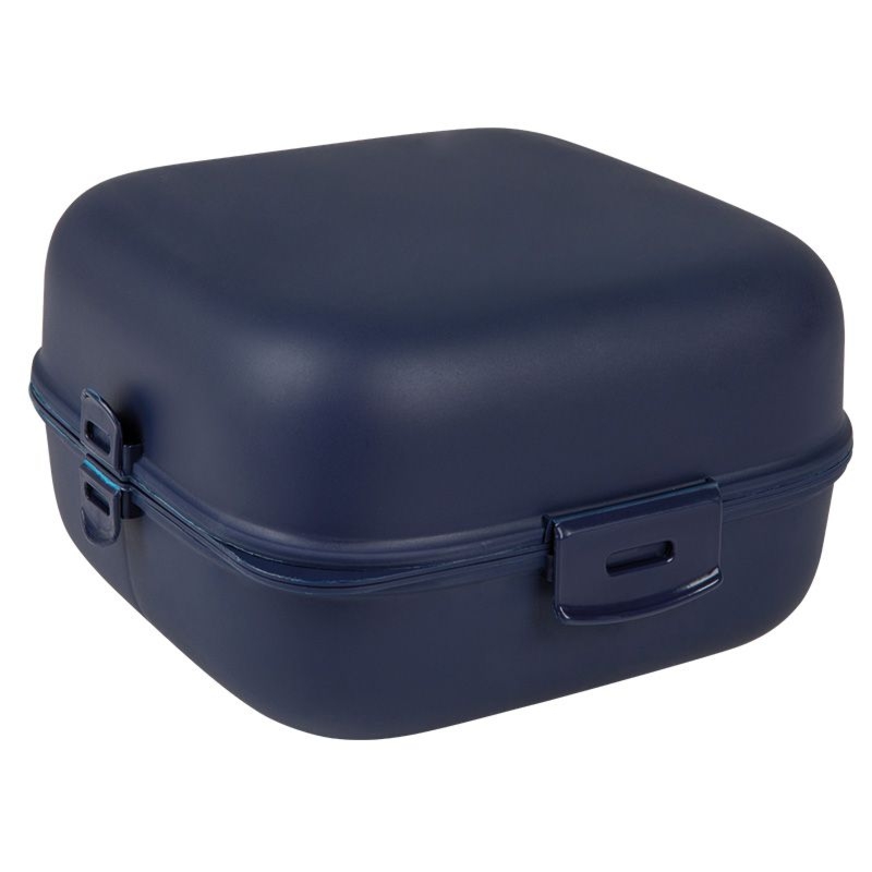 Podwójny lunchbox ciemno granatowy