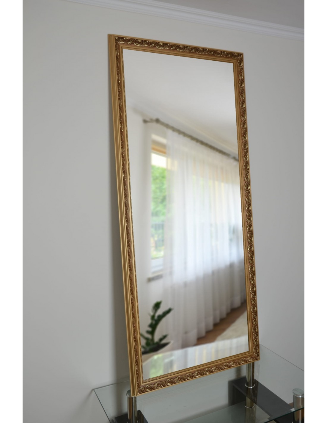 Lustro w ornamentowej zdobionej ramie – 7004001