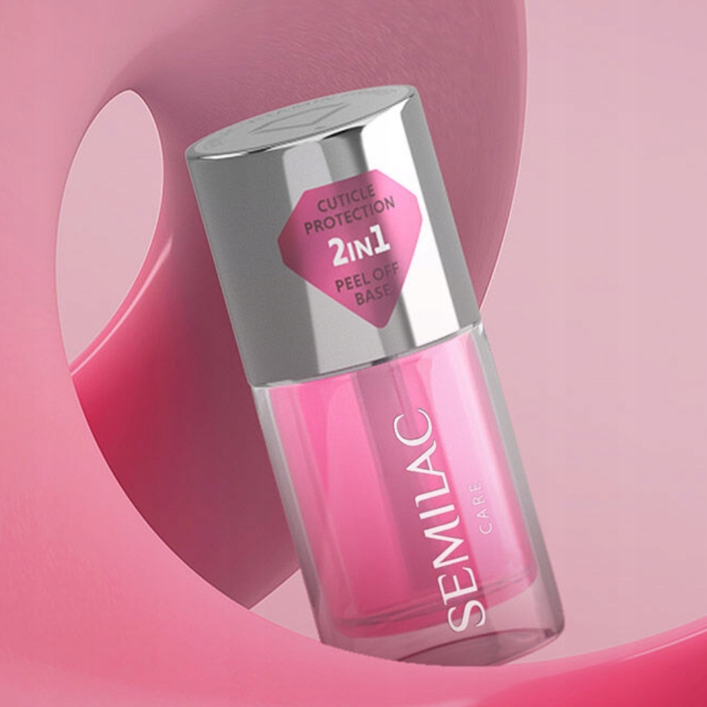 Semilac Jelly Nail Tape 2w1 Ochrona Skórek i Baza Do Paznokci Peel Off 7ml