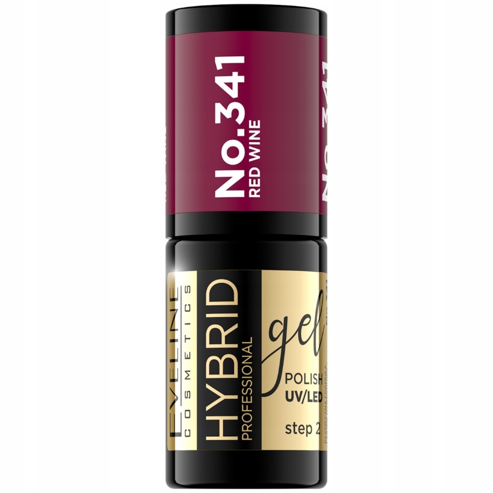 Eveline Hybrid Lakier Hybrydowy Do Paznokci Czerwony 341 Red Wine 5ml