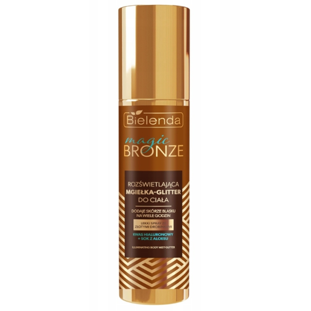 Bielenda Magic Bronze Rozświetlająca Mgiełka Glitter do Ciała Połysk 75 ml