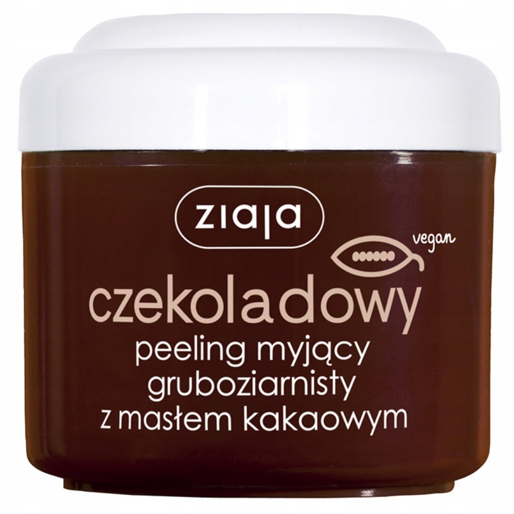 Ziaja Masło Kakaowe Gruboziarnisty Peeling Do Ciała Czekoladowy 200ml