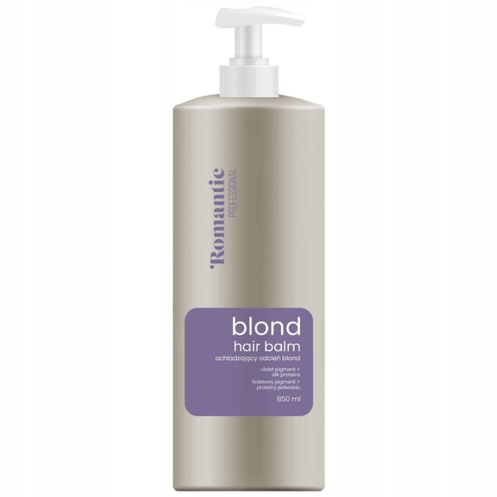 Romantic Blond Nawilżający Balsam Do Włosów Ochładzający Kolor Jedwab 850ml