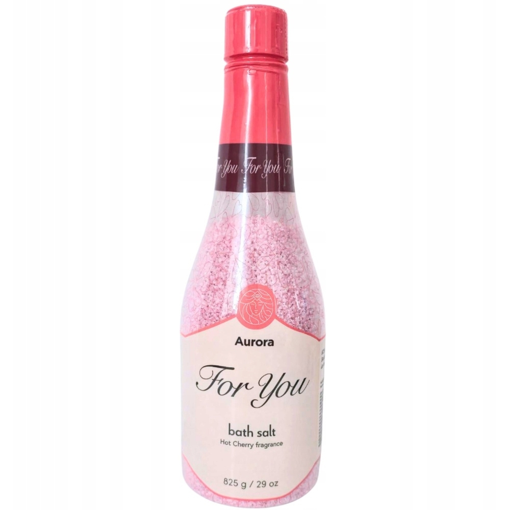 Aurora For You Hot Cherry Sól Do Kąpieli Szampan Wiśniowy Prezent 825g