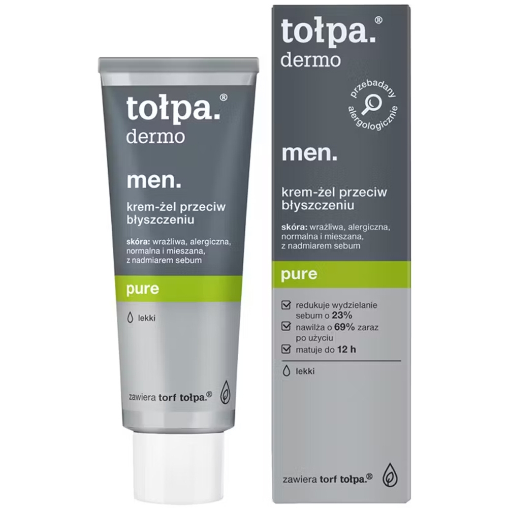 Tołpa Men Dermo Męski Krem Żel Przeciw Błyszczeniu Matujący Nawilża 40ml