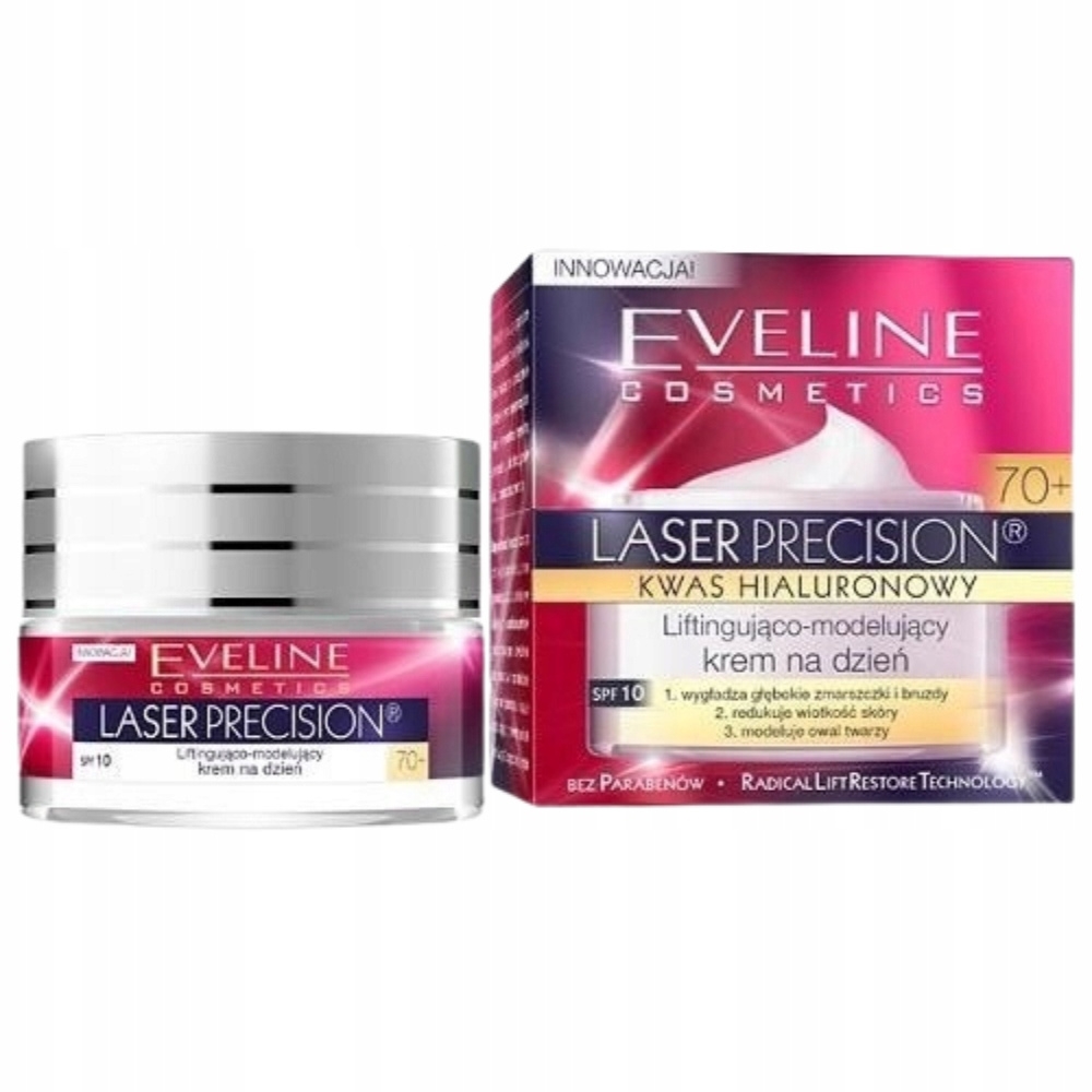 Eveline Laser Precision Krem Do Twarzy Liftingujący Na Dzień 70+ 50ml