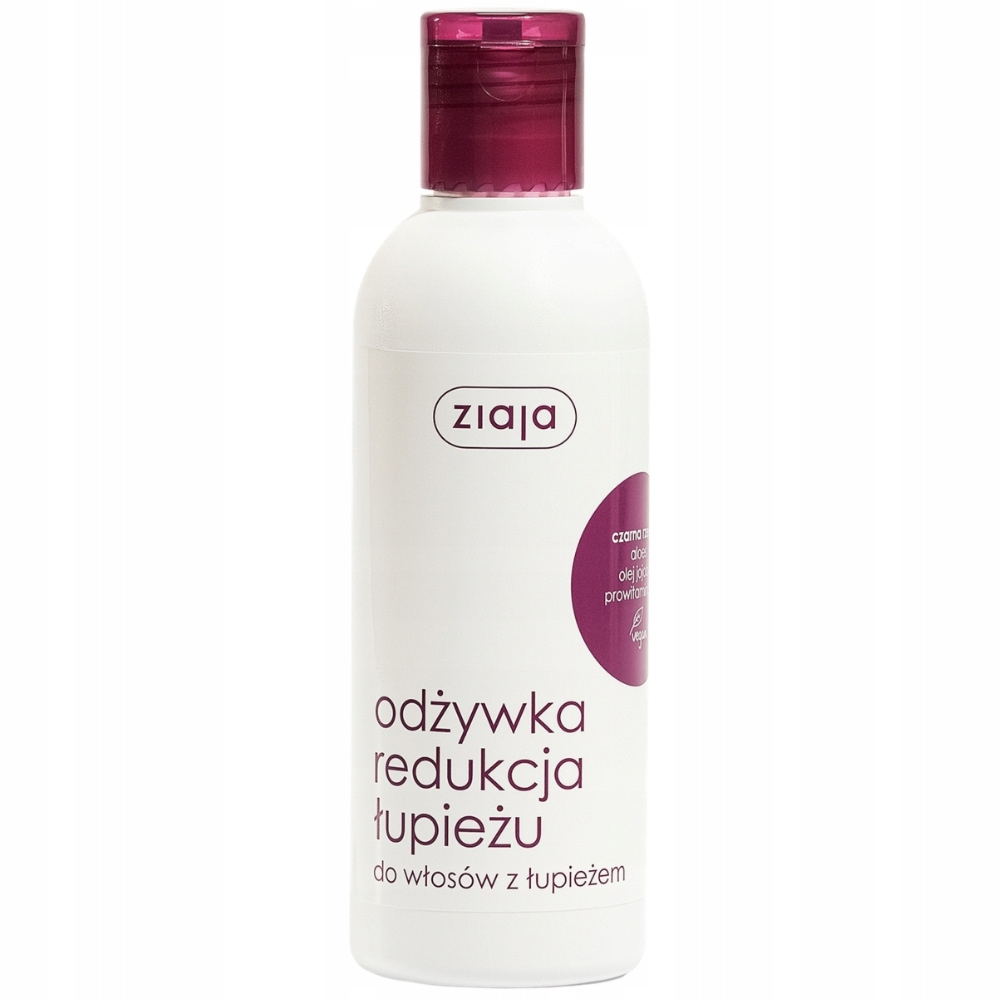 Ziaja Redukcja Łupieżu Odżywka Do Włosów Bez Spłukiwania Czarna Rzepa 200ml