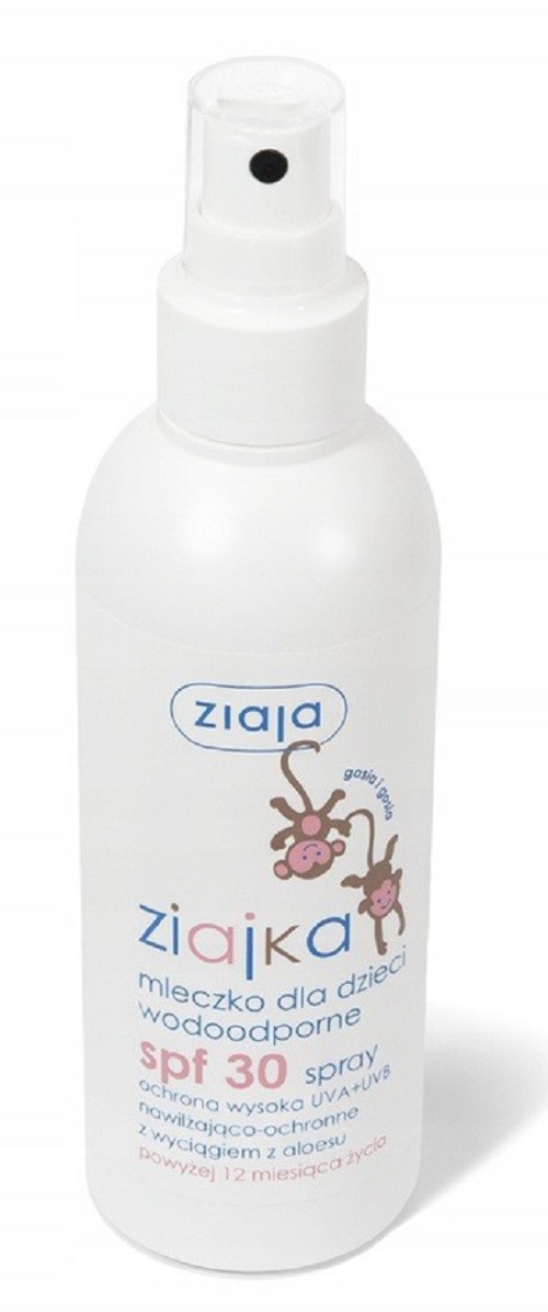 Ziaja Ziajka Mleczko do Opalania dla Dzieci Spray SPF30