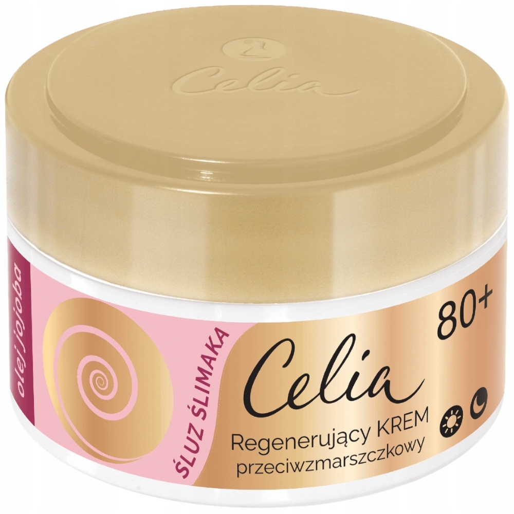 Celia Śluz Ślimaka Przeciwzmarszczkowy Krem Do Twarzy Regenerujący 80+ 50ml