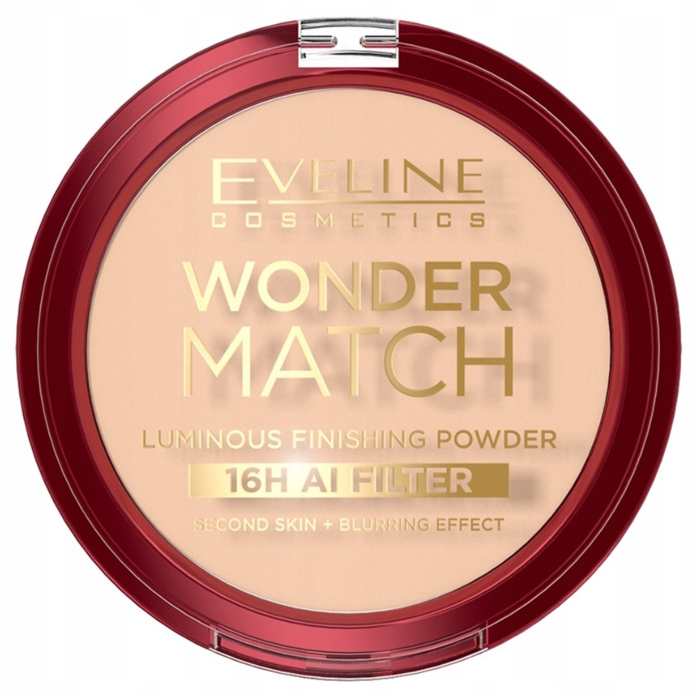 Eveline Wonder Match Luminous 16H Satynowy Puder Do Twarzy Wygładzający 7g