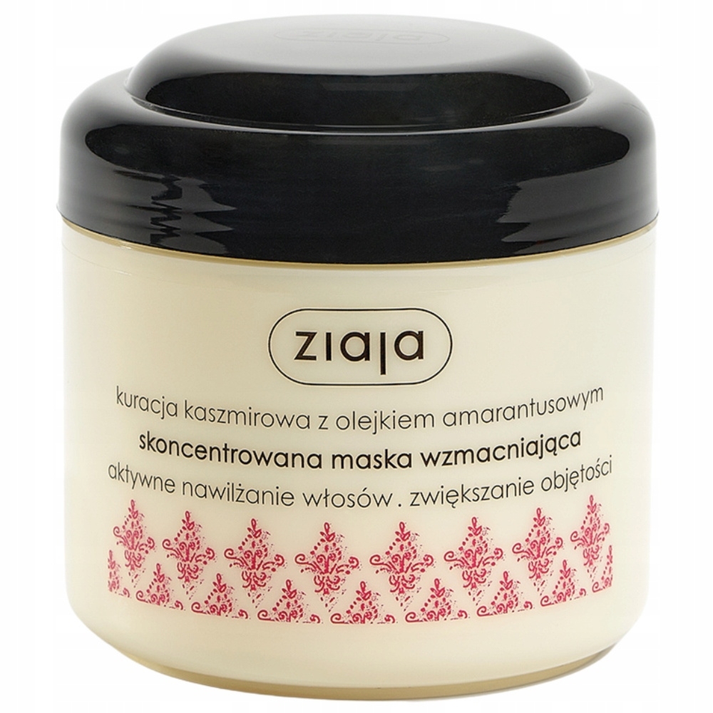 Ziaja Kaszmirowa Wzmacniająca Maska Do Włosów Olejek Amarantusowy 200ml