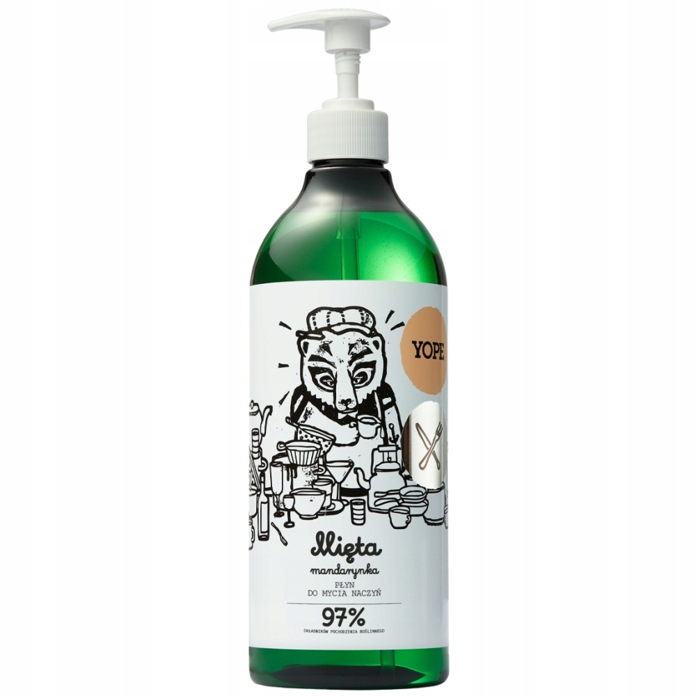 Yope Naturalny Płyn Do Mycia Naczyń Ogórkowy Delikatny Dla Dłoni 750ml