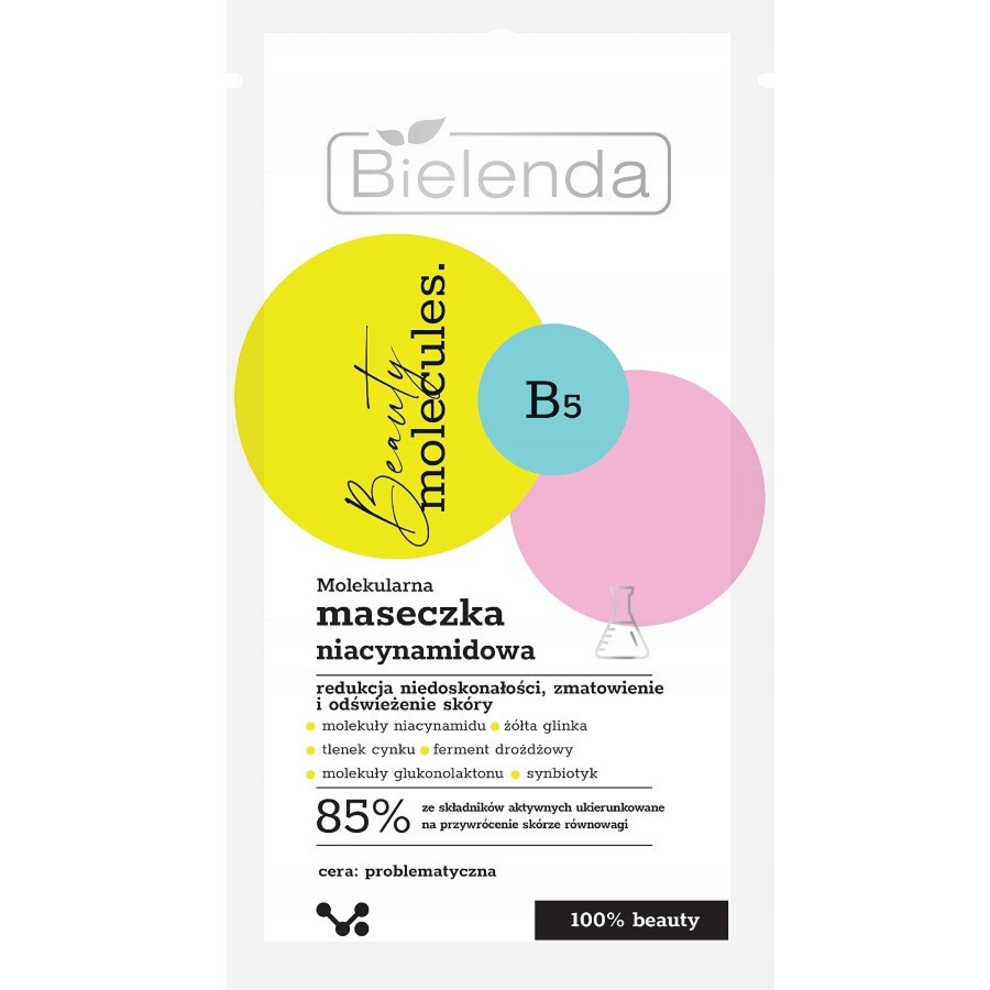 Bielenda Beauty Molecules Maseczka Niacynamidowa