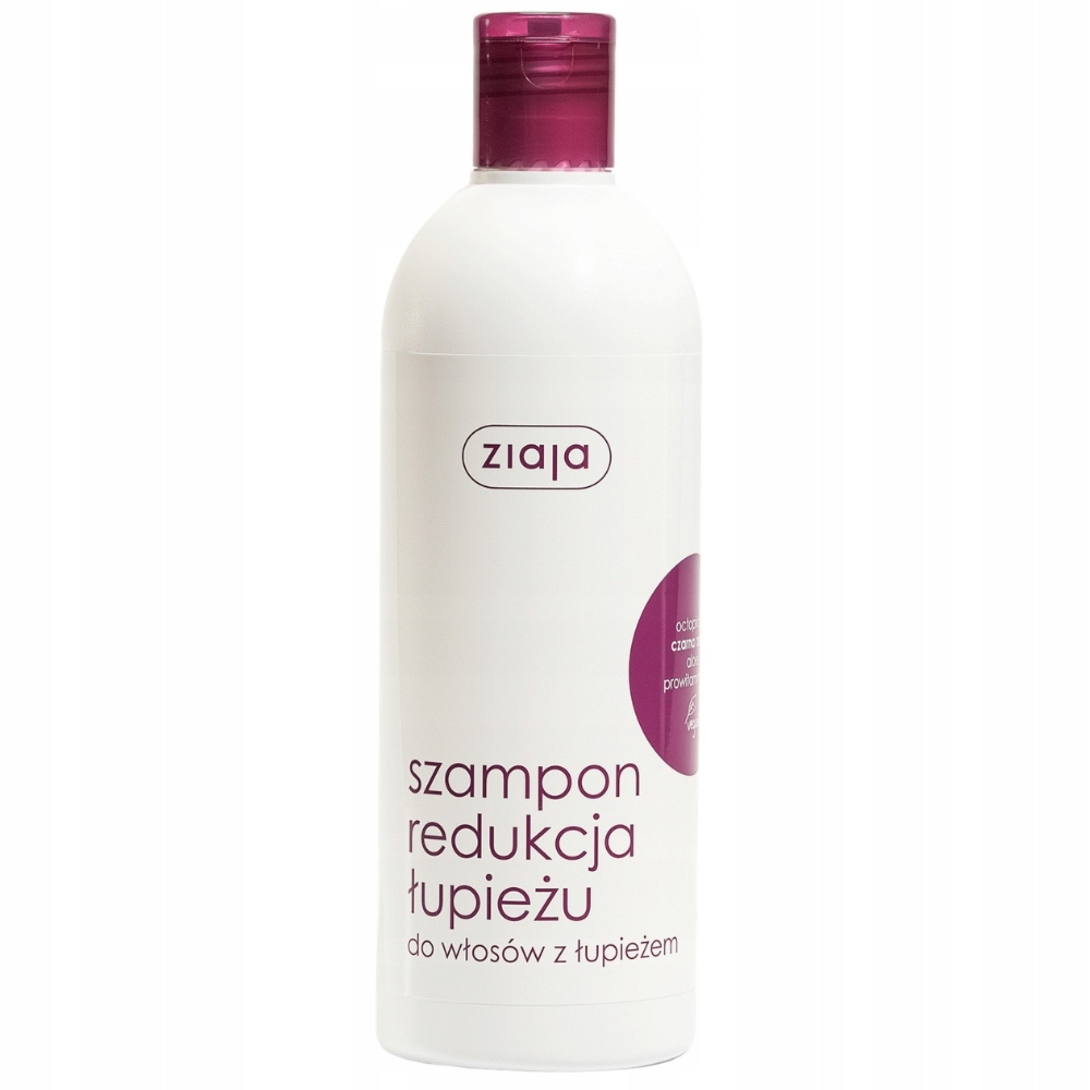Ziaja Redukcja Łupieżu Oczyszczający Szampon Do Włosów Czarna Rzepa 400ml